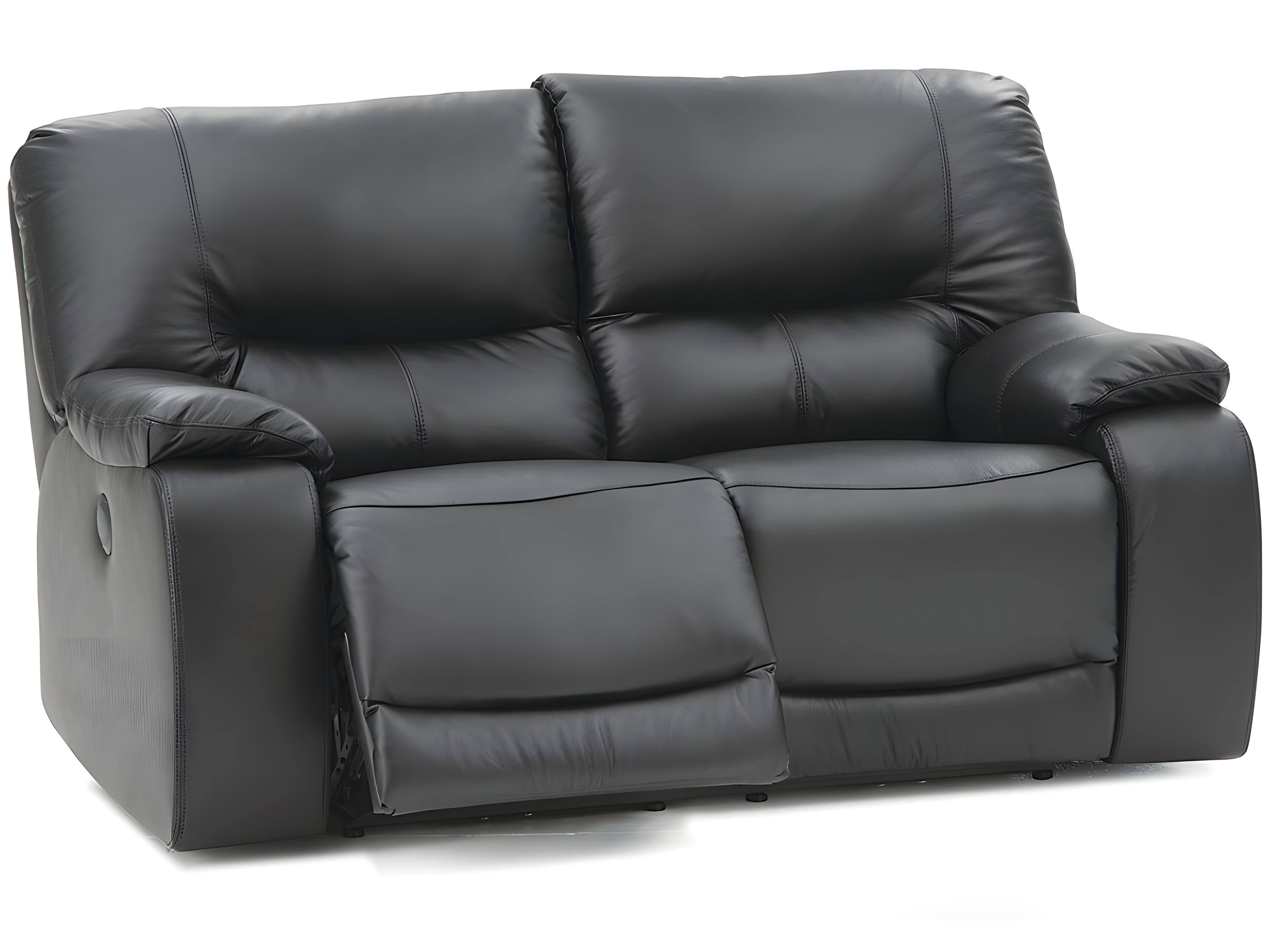 Palliser Norwood Leather Upholstery Loveseat Power Recliner