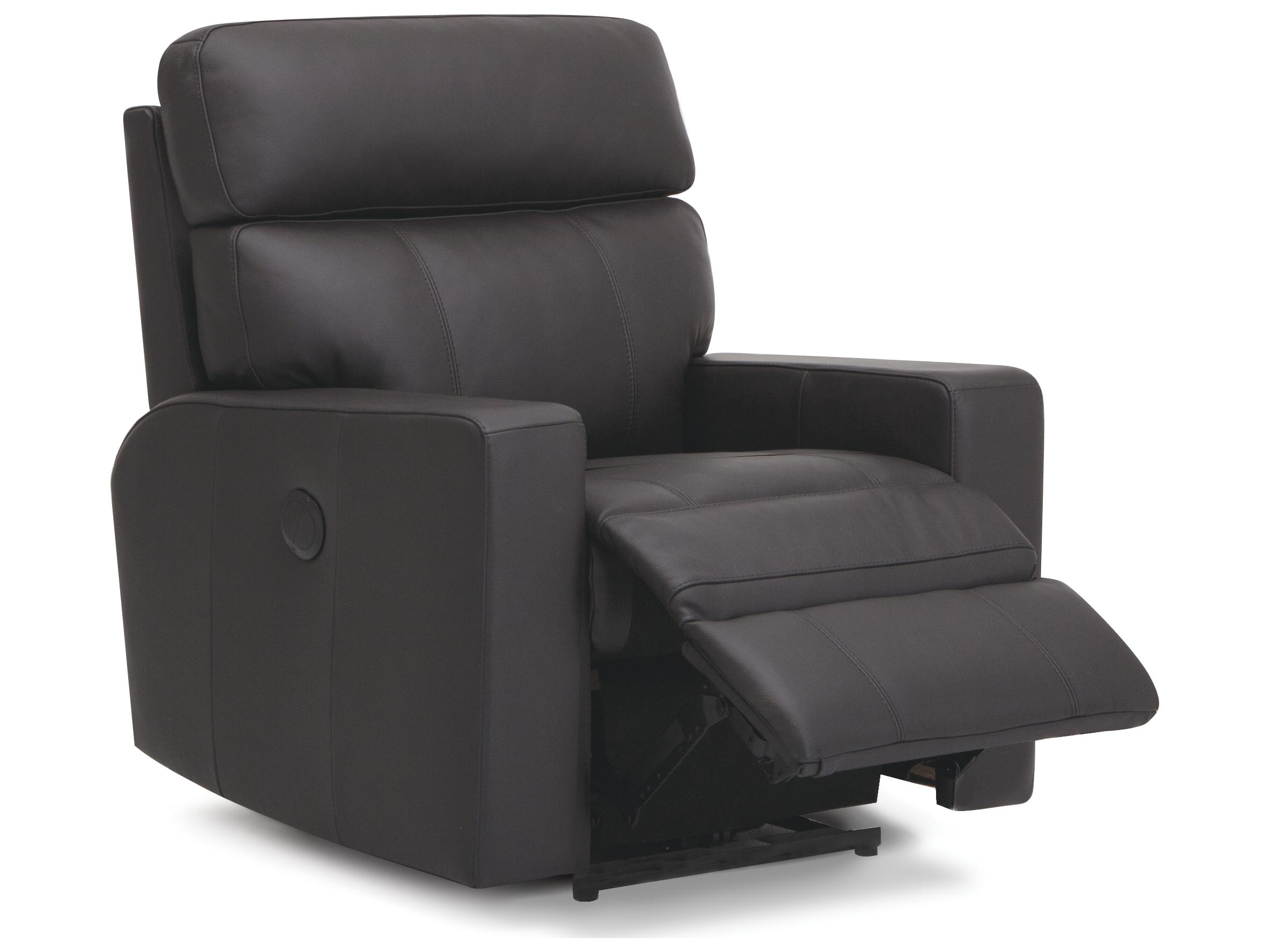 Palliser Oakwood Leather Upholstery Swivel Rocker Recliner