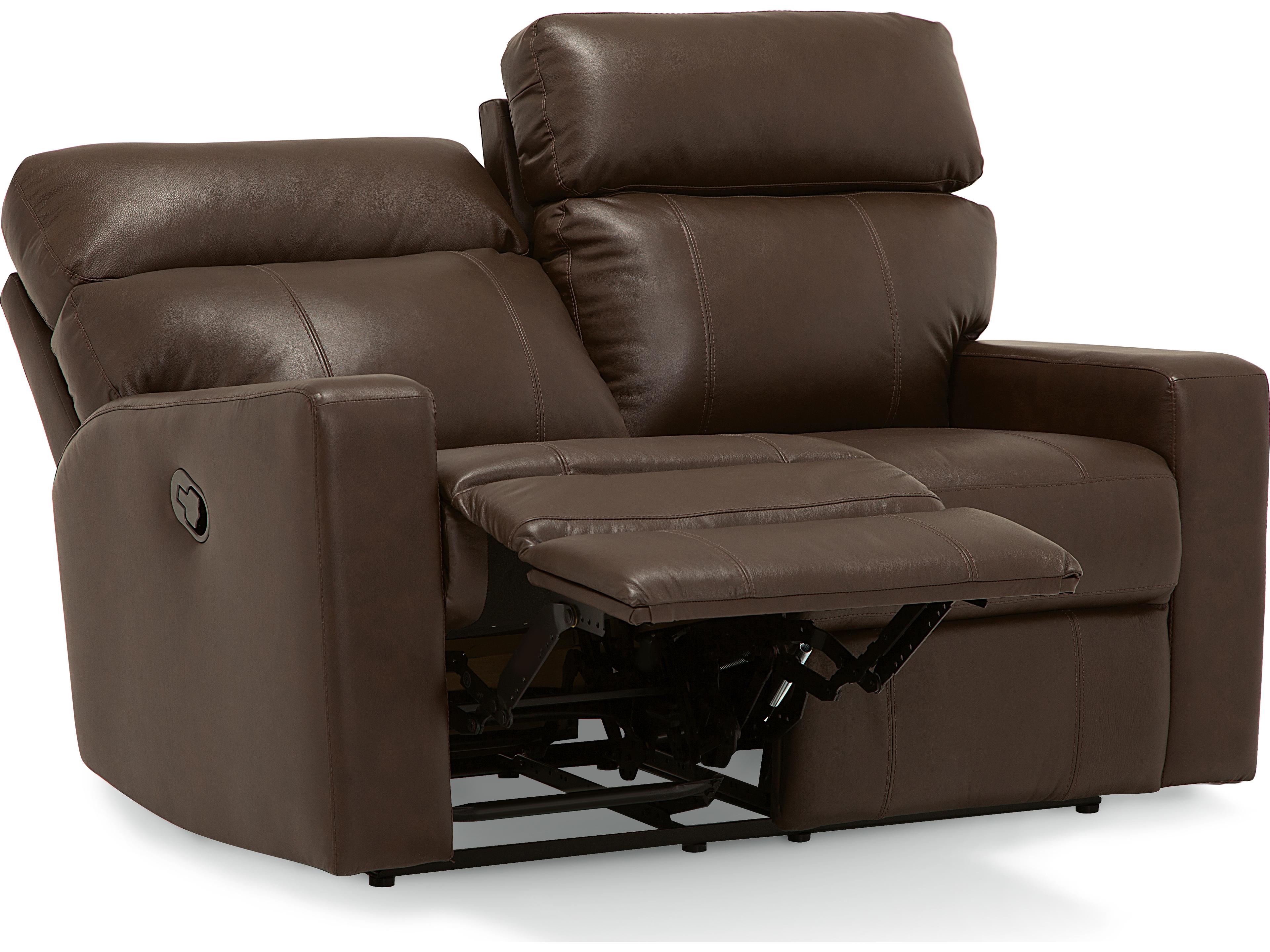 Palliser Oakwood Leather Upholstery Loveseat Recliner
