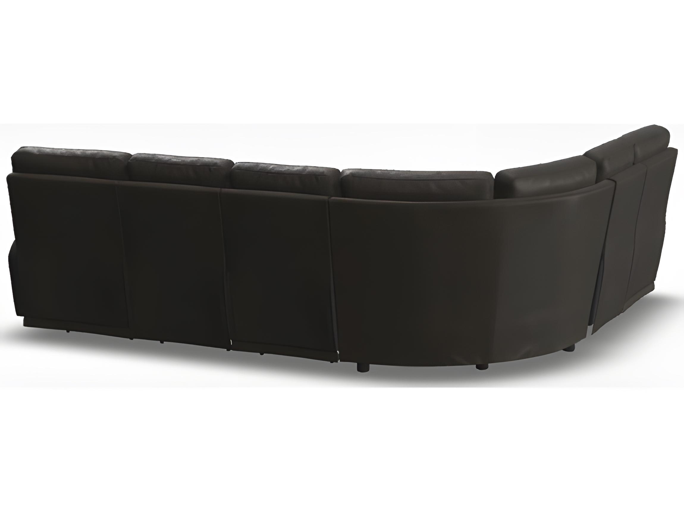 Palliser Oakwood Leather Upholstery Sectional Sofa