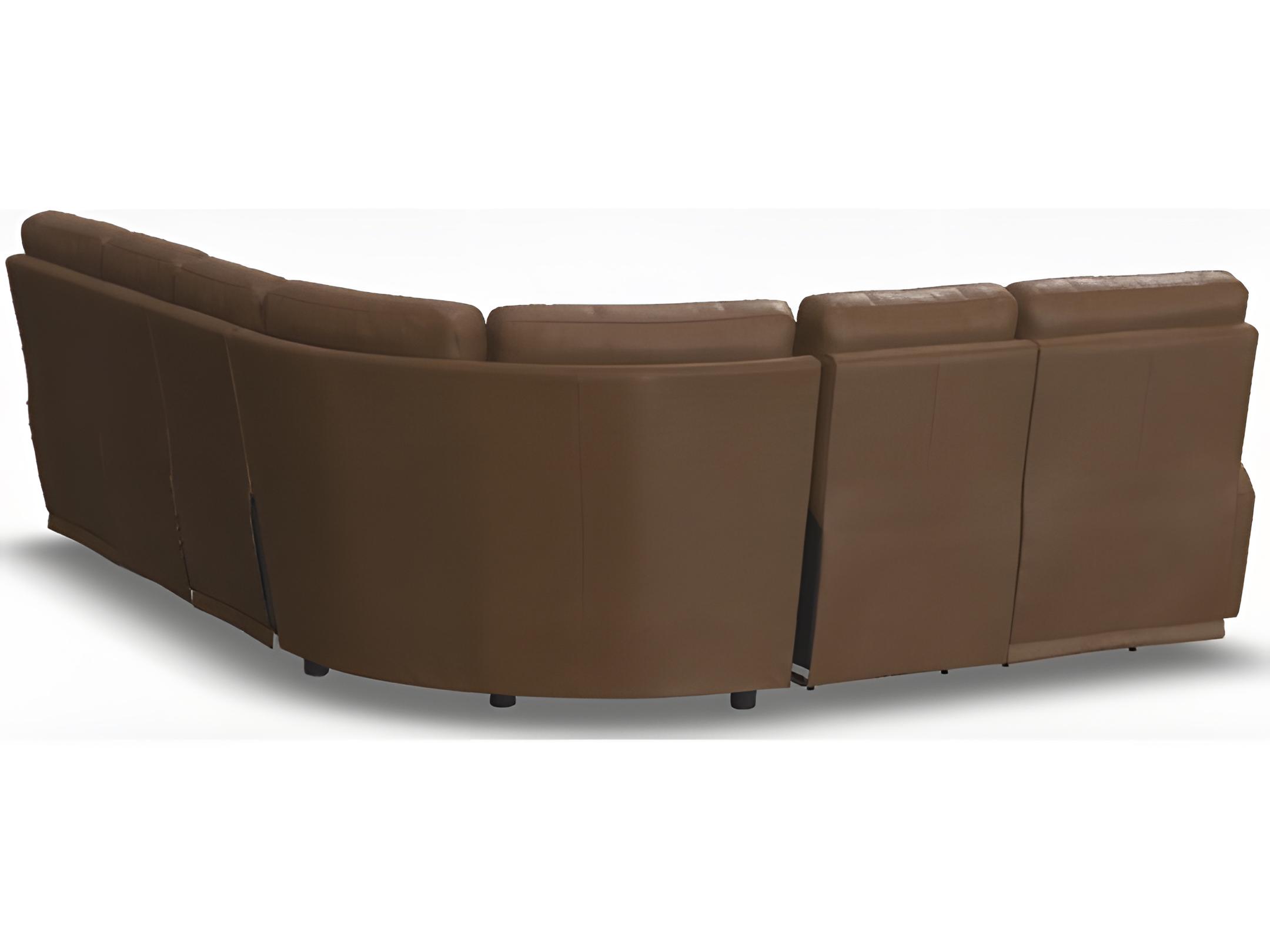 Palliser Oakwood Leather Upholstery Sectional Sofa