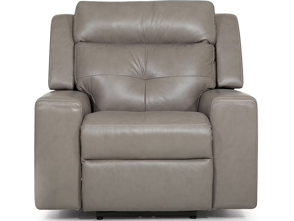 Palliser Grove Leather Upholstery Power Recliner Wall Hugger with Power Headrest