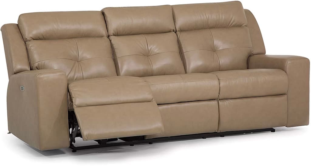 Palliser Grove Leather Upholstery Sofa Power Recliner with Power Headrest