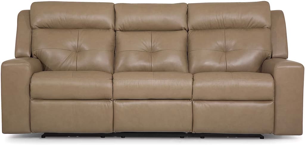 Palliser Grove Leather Upholstery Sofa Power Recliner with Power Headrest