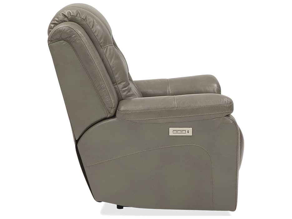 Palliser Leighton Leather Upholstery Power Recliner Wall Hugger with Power Headrest