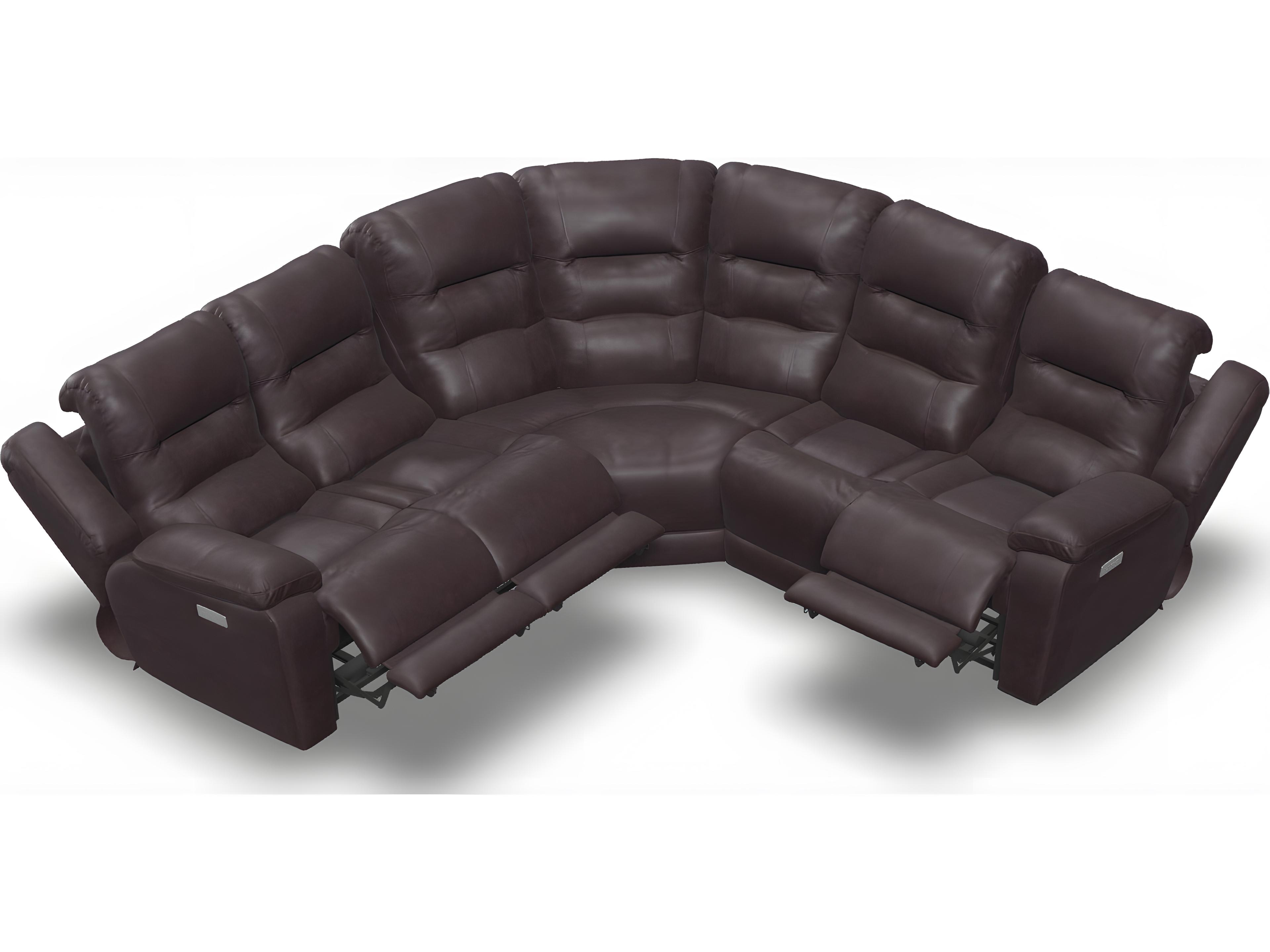 Palliser Leighton Leather Upholstery Sectional Sofa