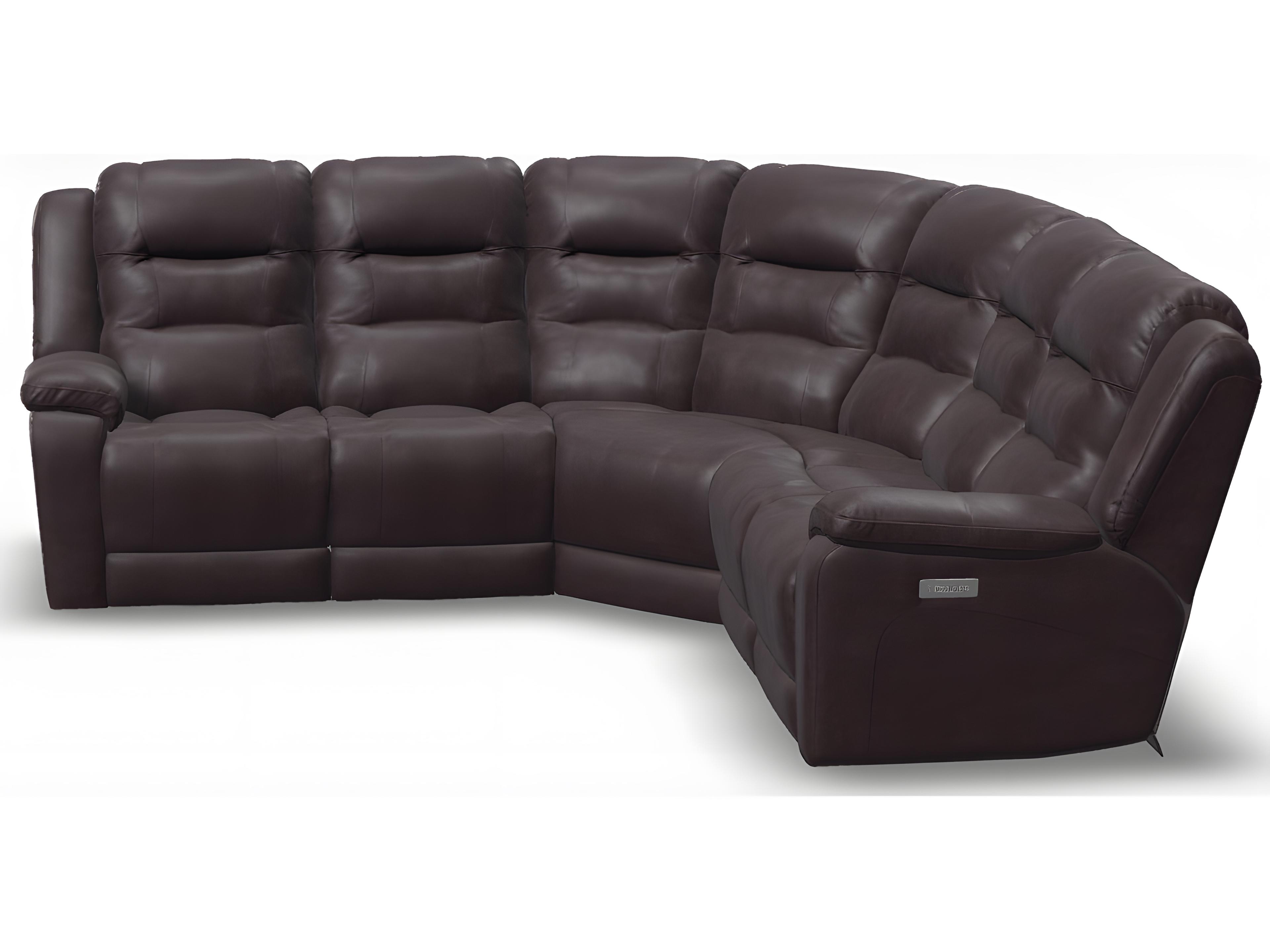 Palliser Leighton Leather Upholstery Sectional Sofa