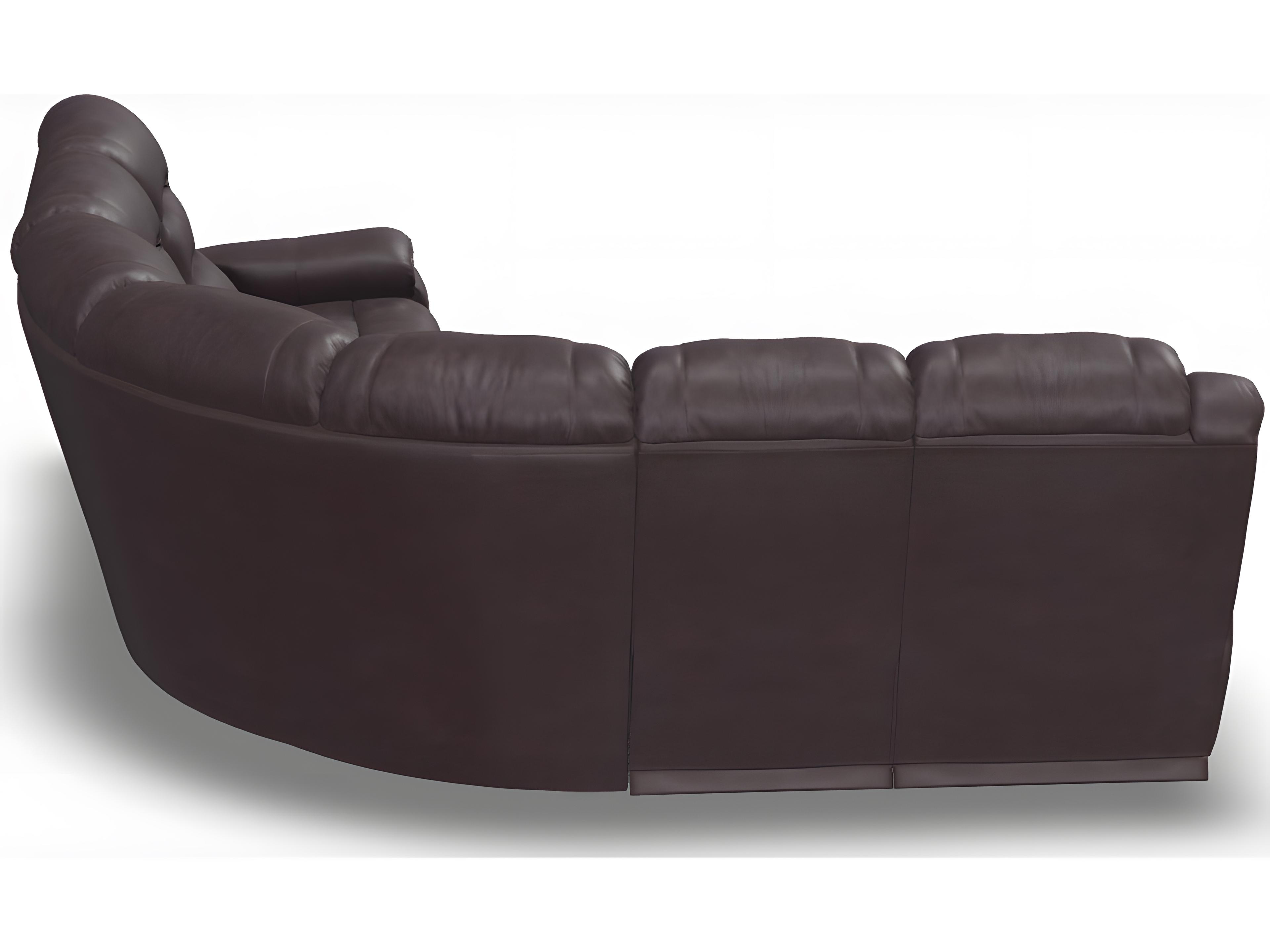 Palliser Leighton Leather Upholstery Sectional Sofa