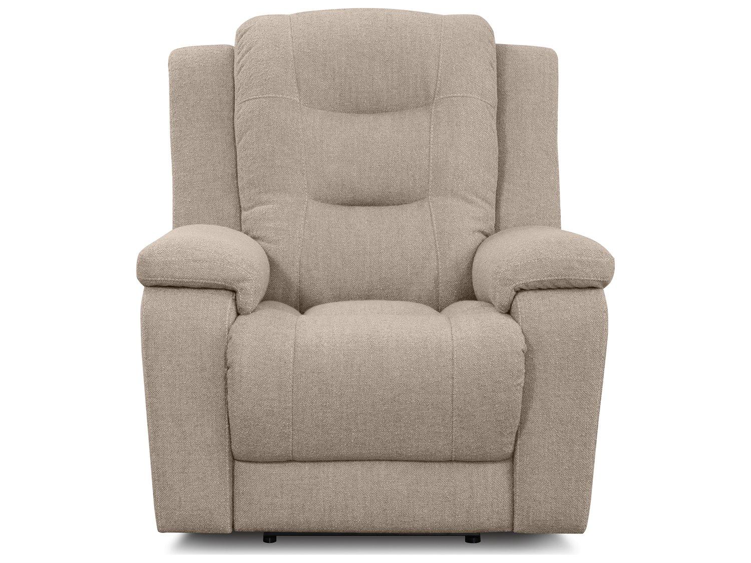 Palliser Leighton Leather Upholstery Power Recliner Wall Hugger with Headrest & Lumbar