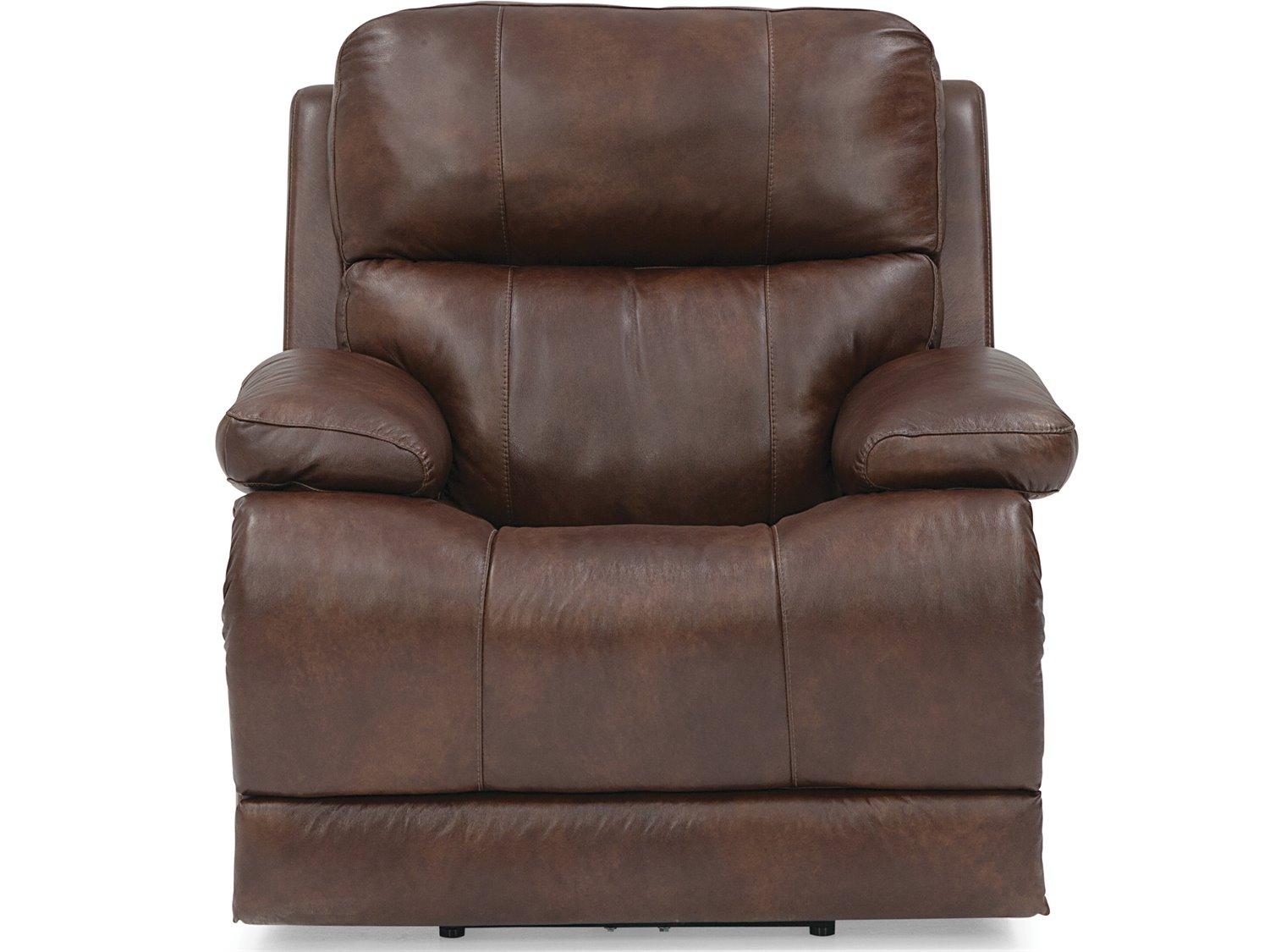 Palliser Kenaston Leather Upholstery Power Recliner Wall Hugger with Power Headrest