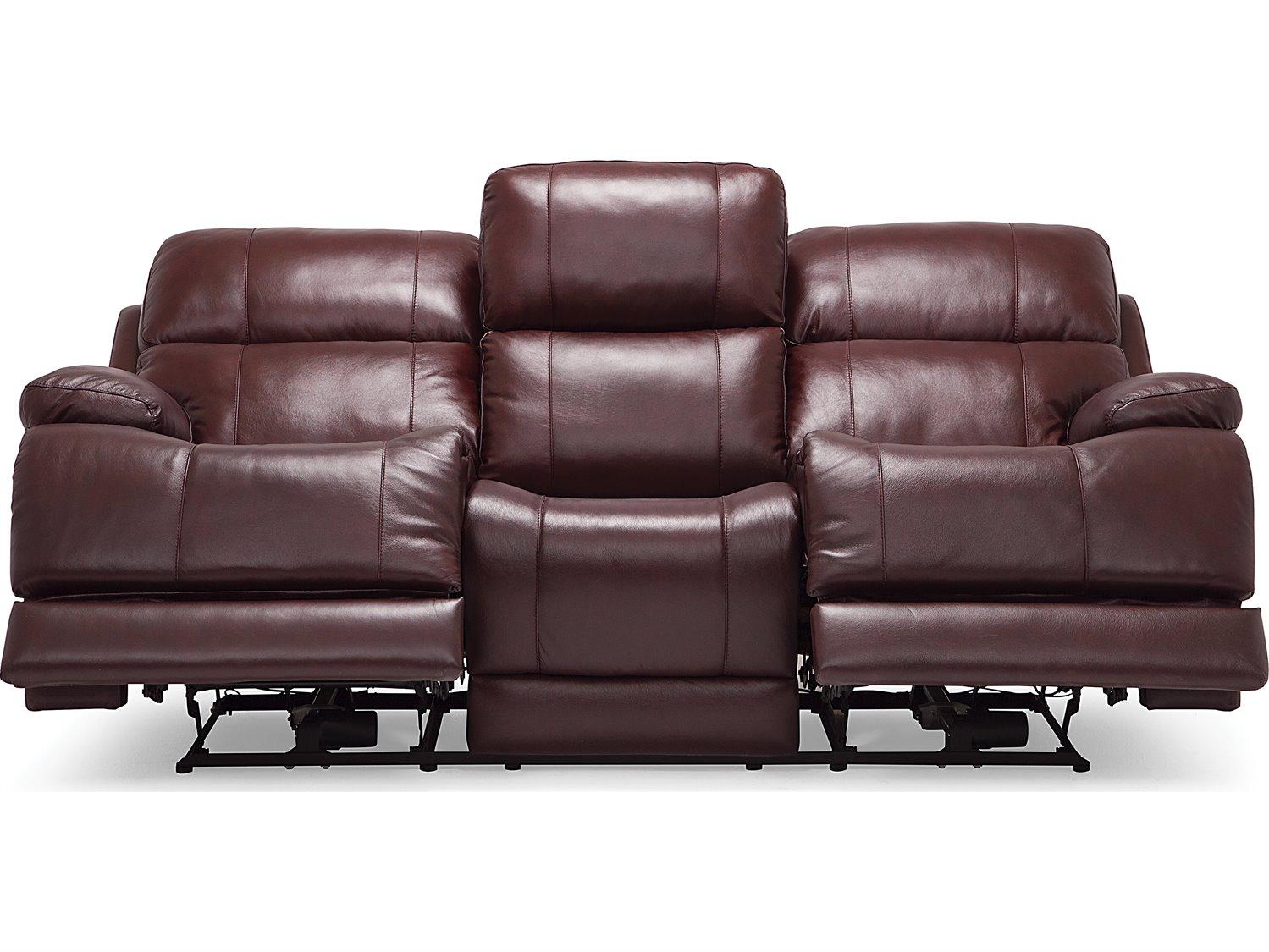 Palliser Kenaston Leather Upholstery Sofa Power Recliner with Power Headrest
