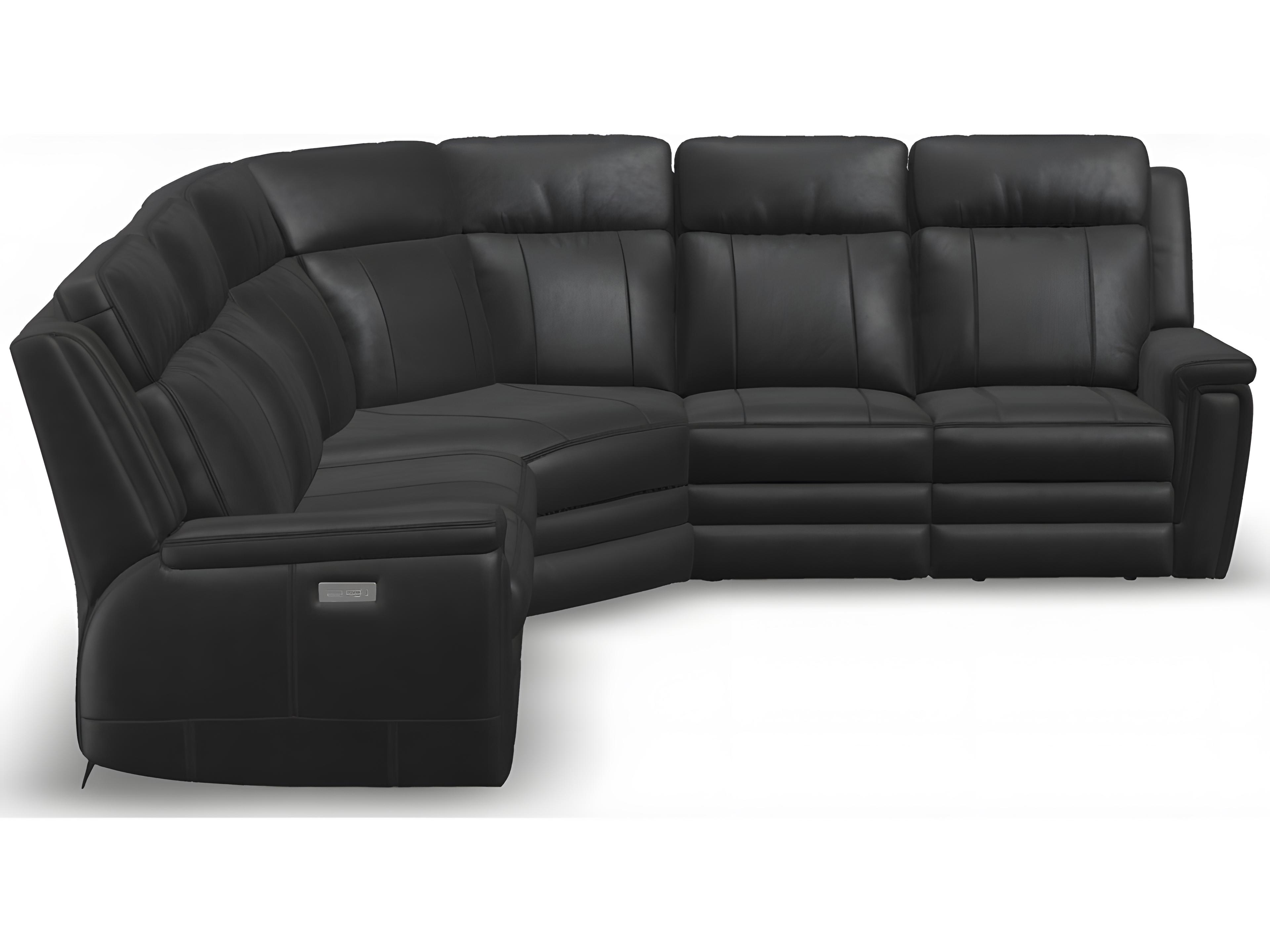 Palliser Asher Leather Upholstery Sectional Sofa
