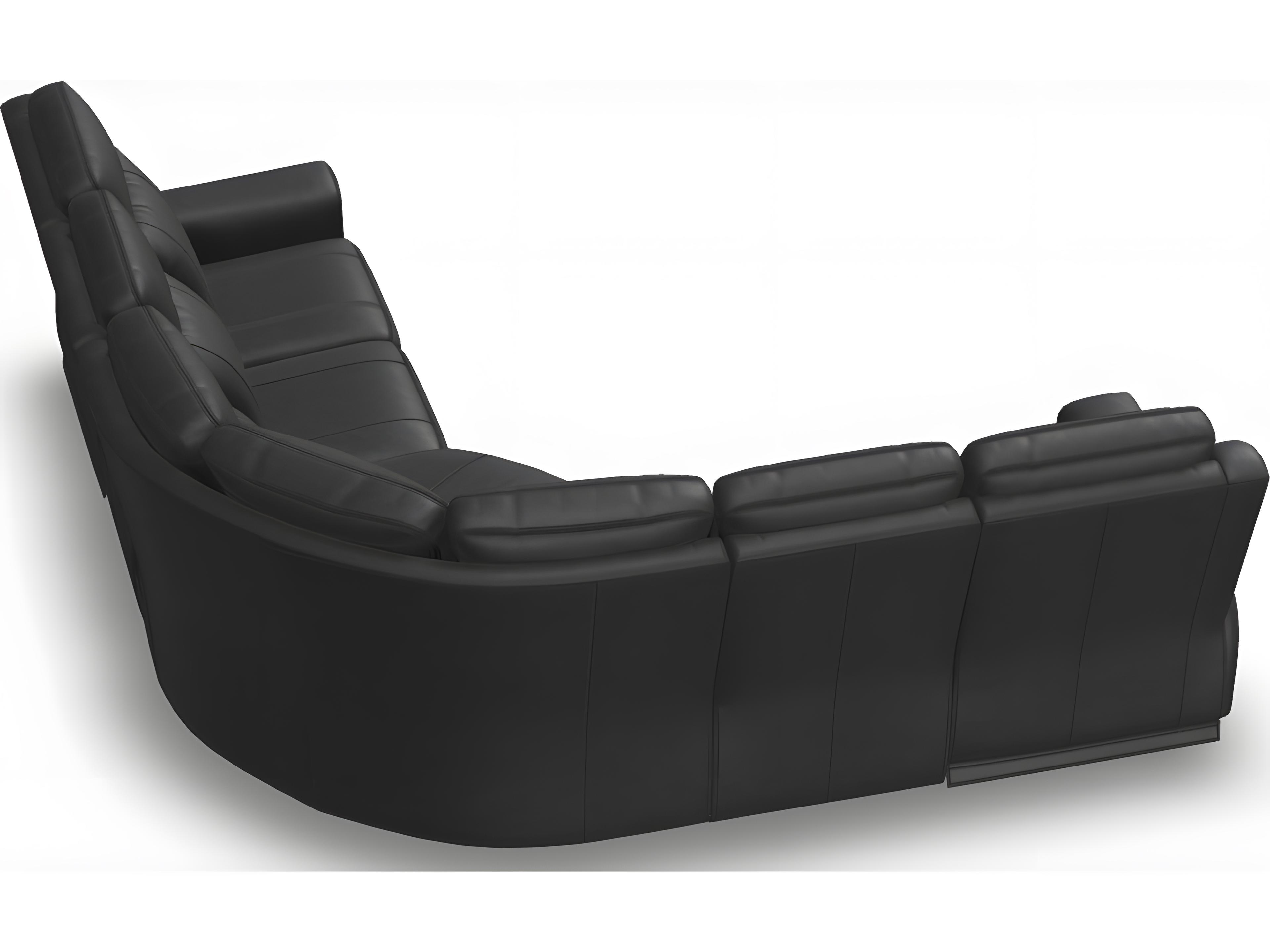 Palliser Asher Leather Upholstery Sectional Sofa