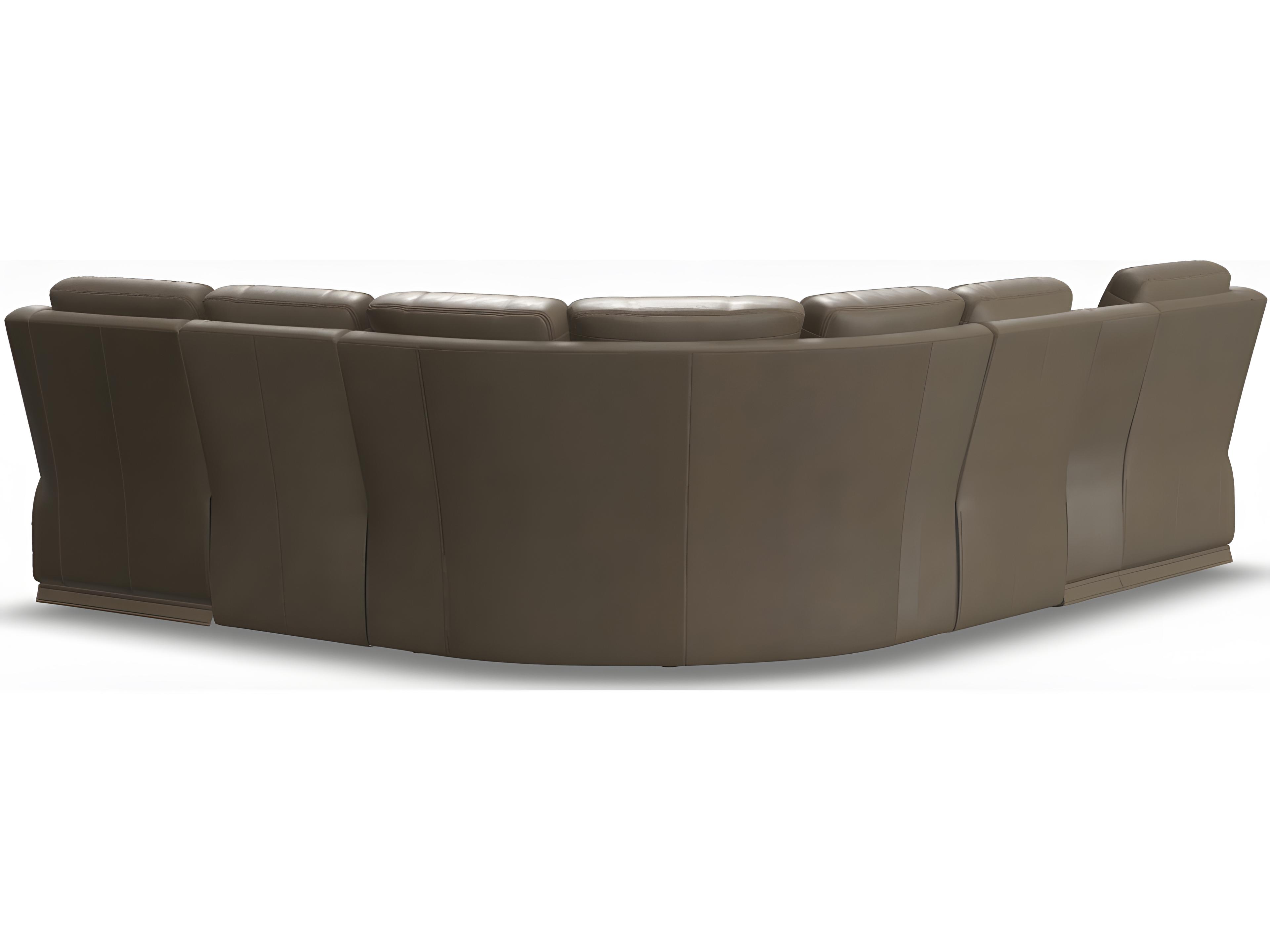 Palliser Asher Leather Upholstery Sectional Sofa