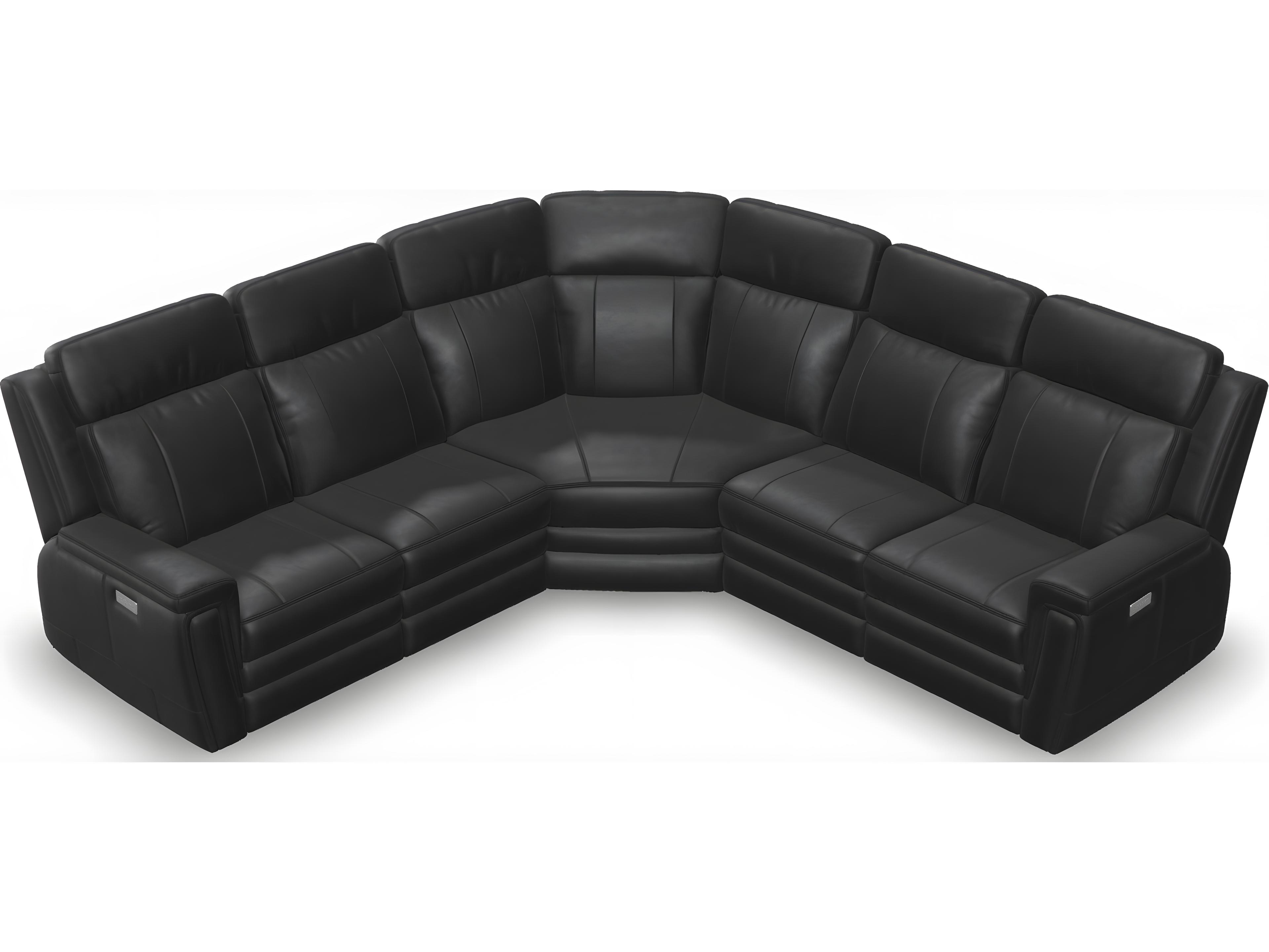 Palliser Asher Leather Upholstery Sectional Sofa