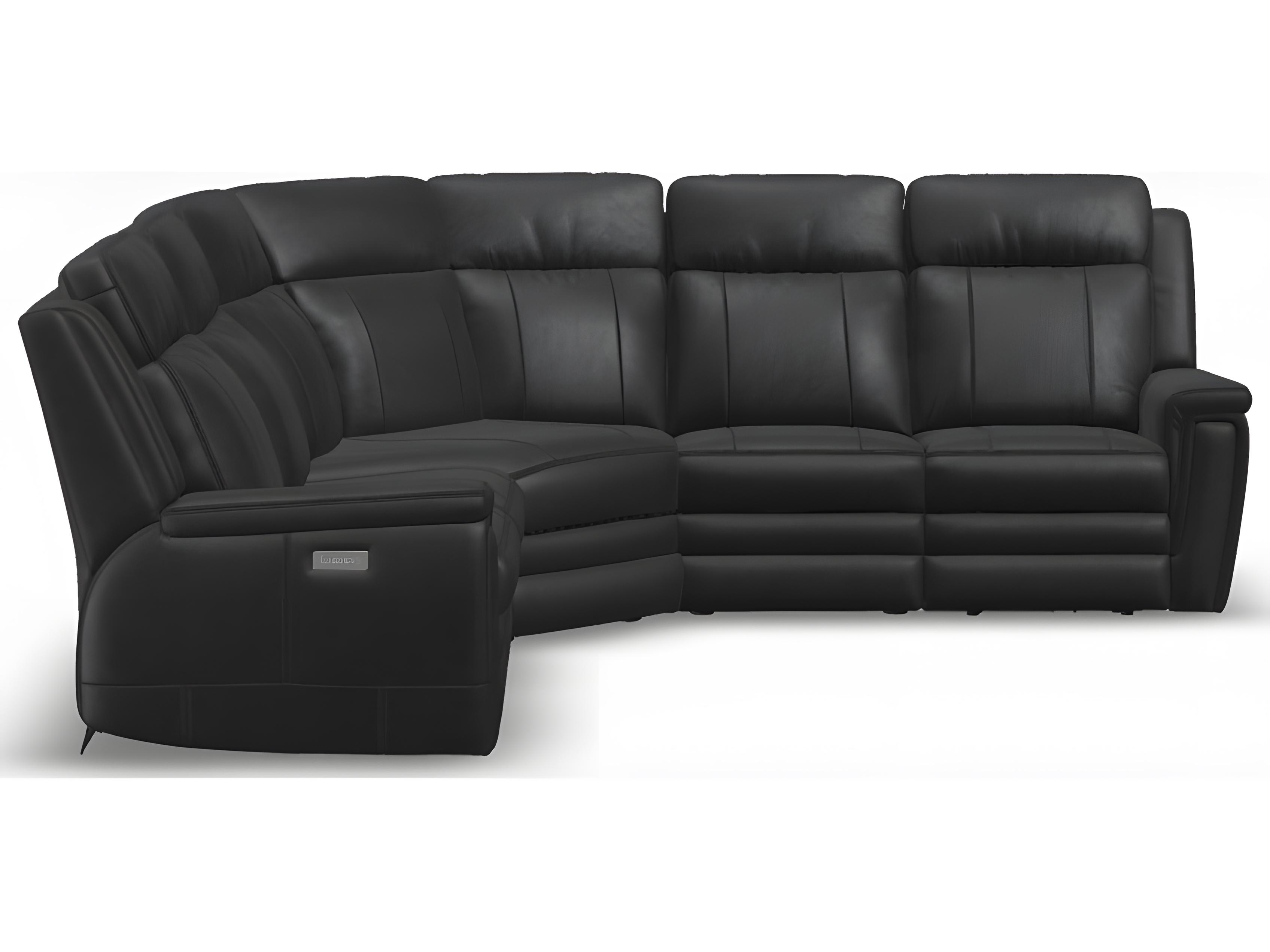 Palliser Asher Leather Upholstery Sectional Sofa