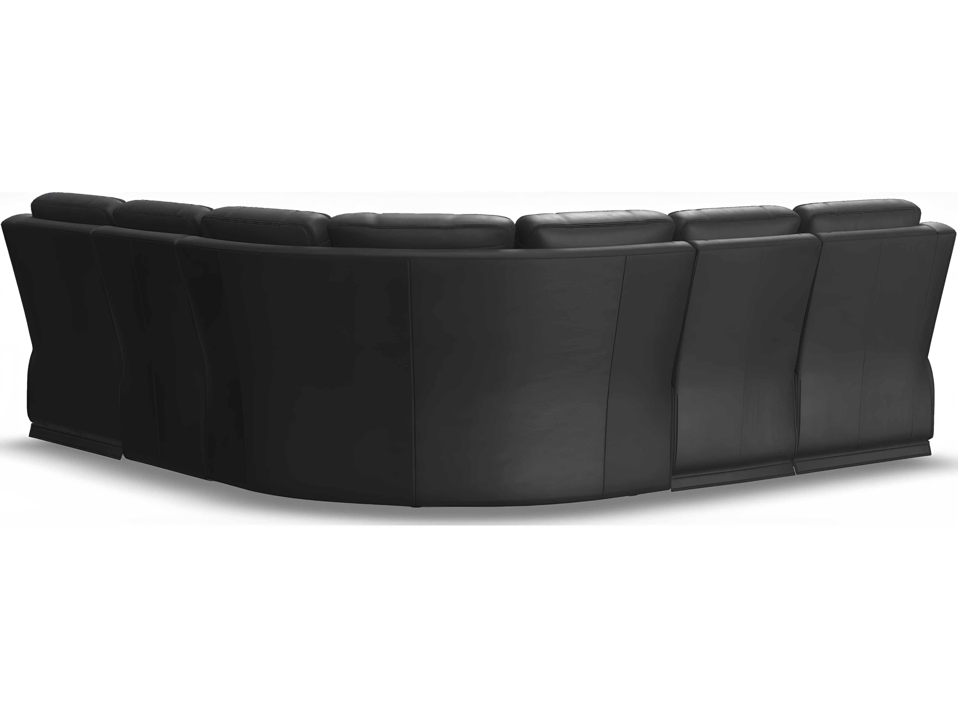 Palliser Asher Leather Upholstery Sectional Sofa