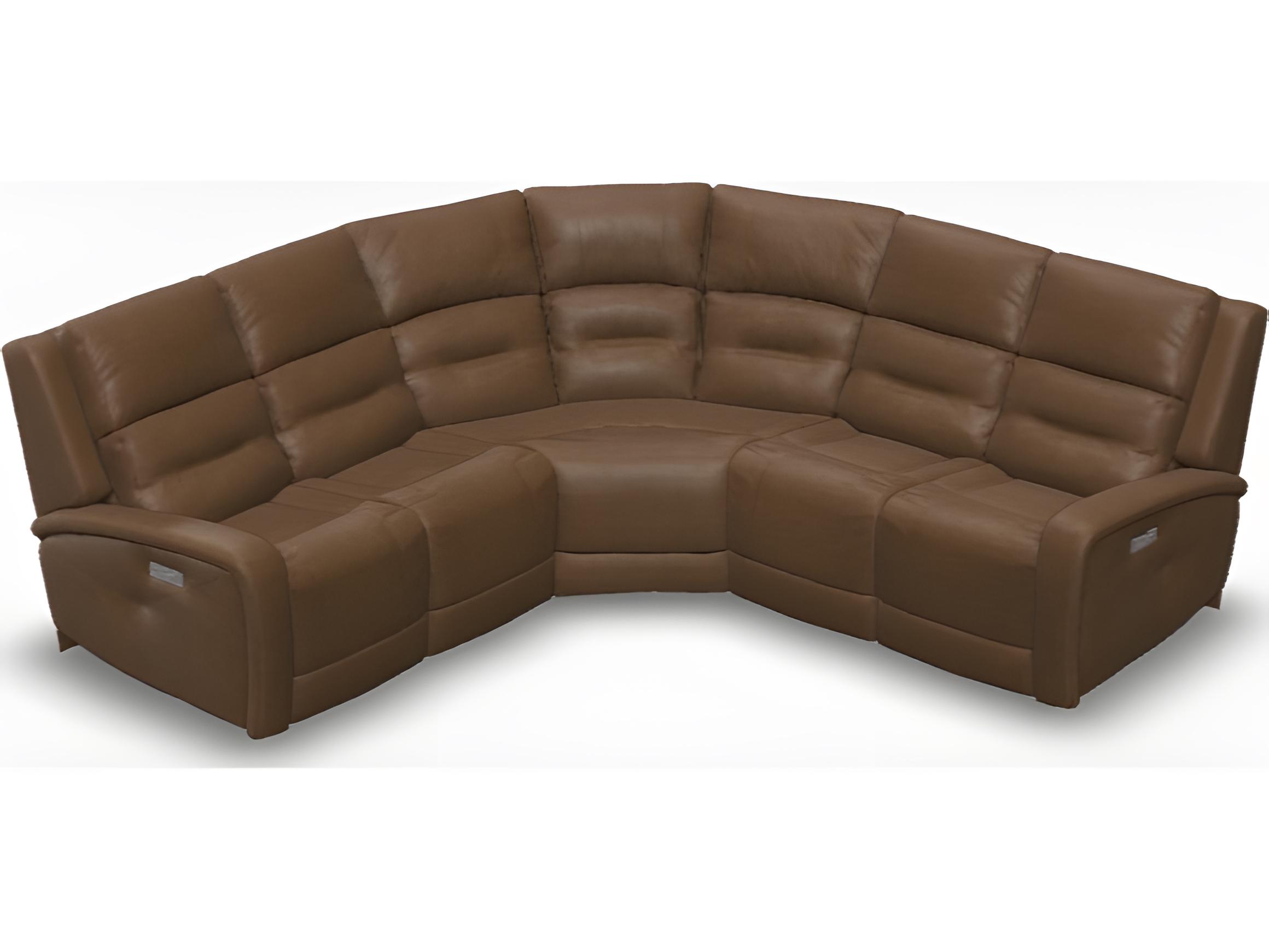Palliser Washington Leather Upholstery Sectional Sofa