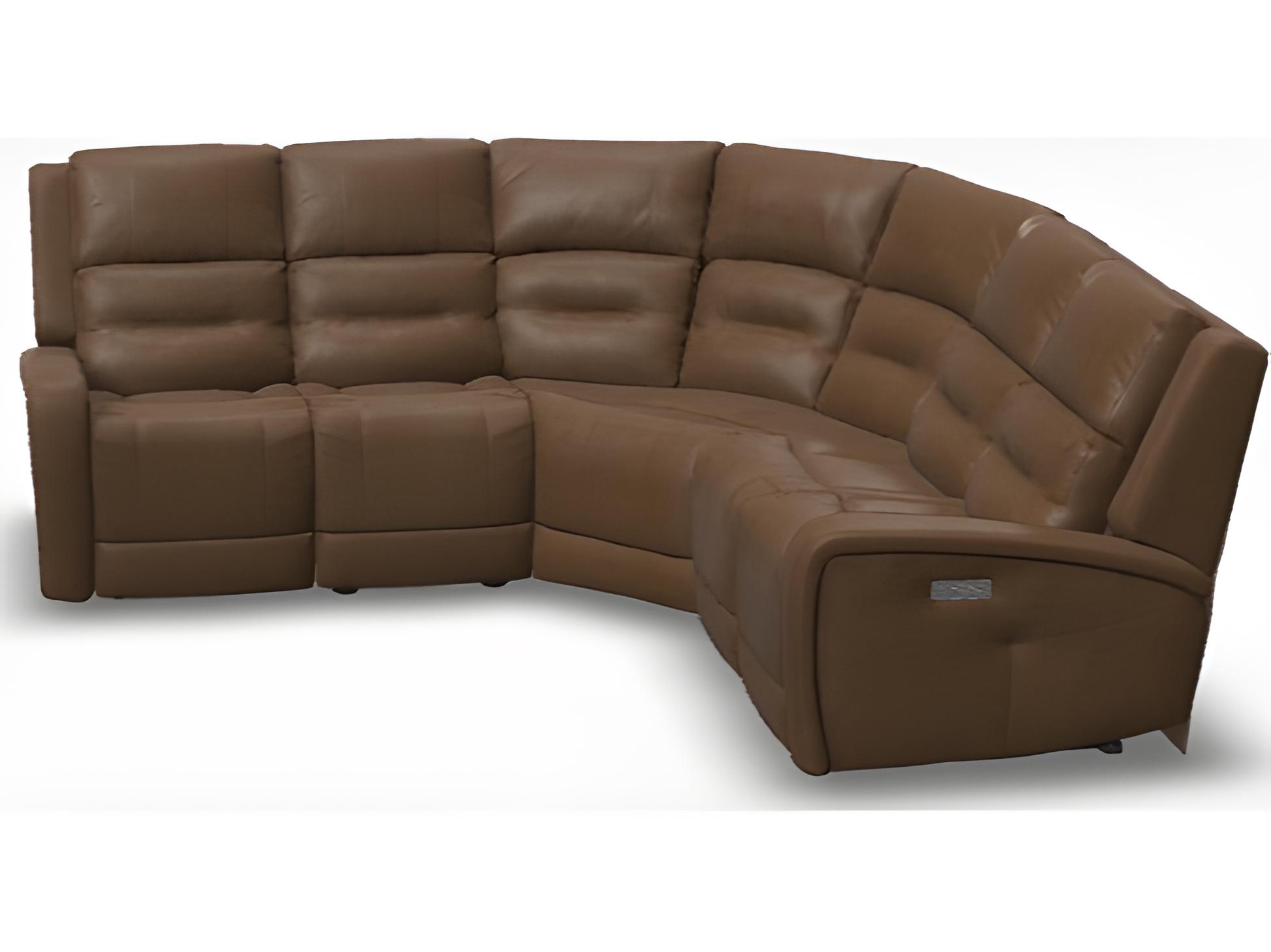 Palliser Washington Leather Upholstery Sectional Sofa