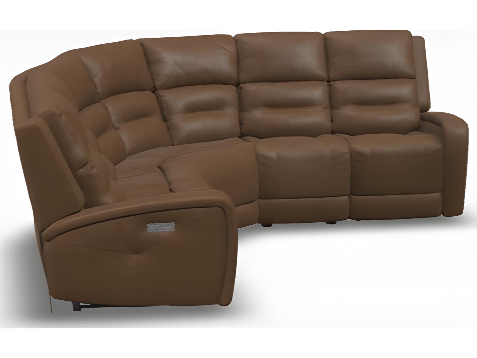 Palliser Washington Leather Upholstery Sectional Sofa