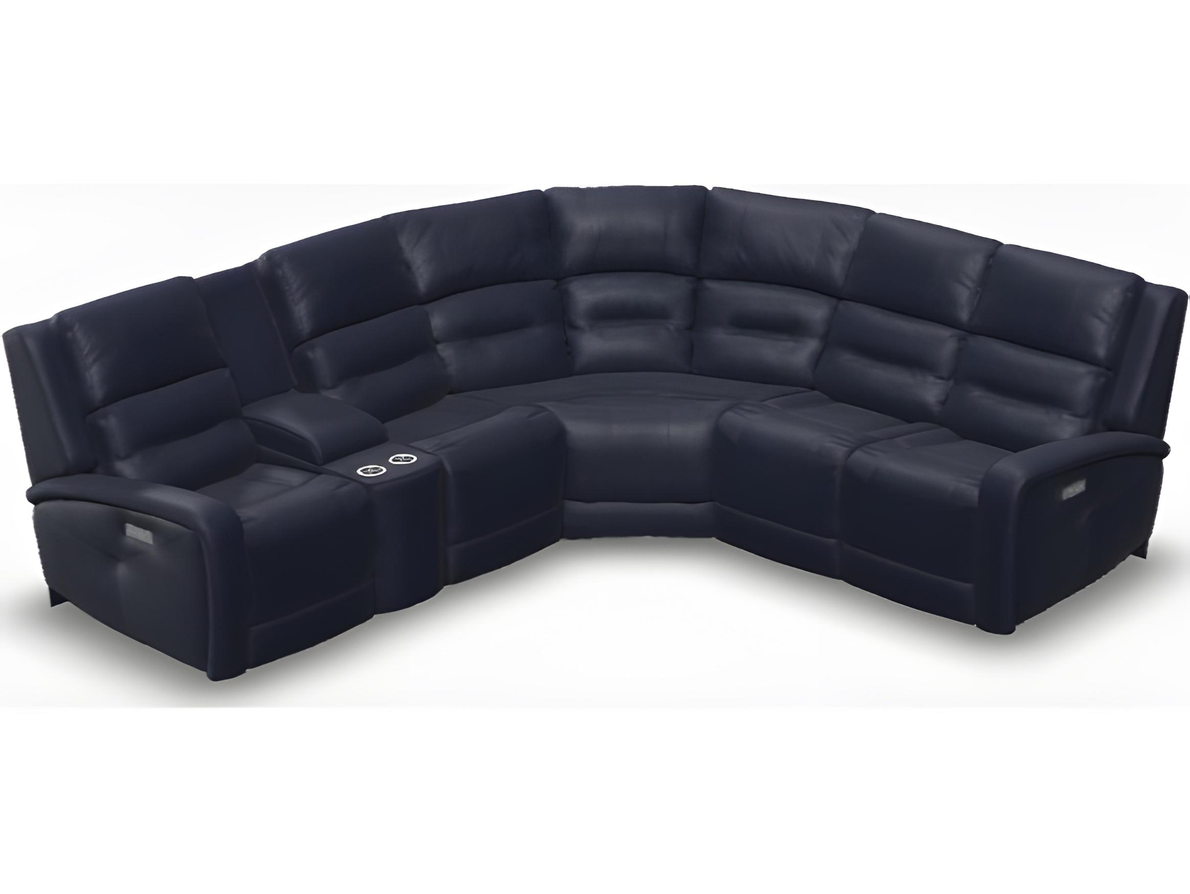 Palliser Washington Leather Upholstery Sectional Sofa
