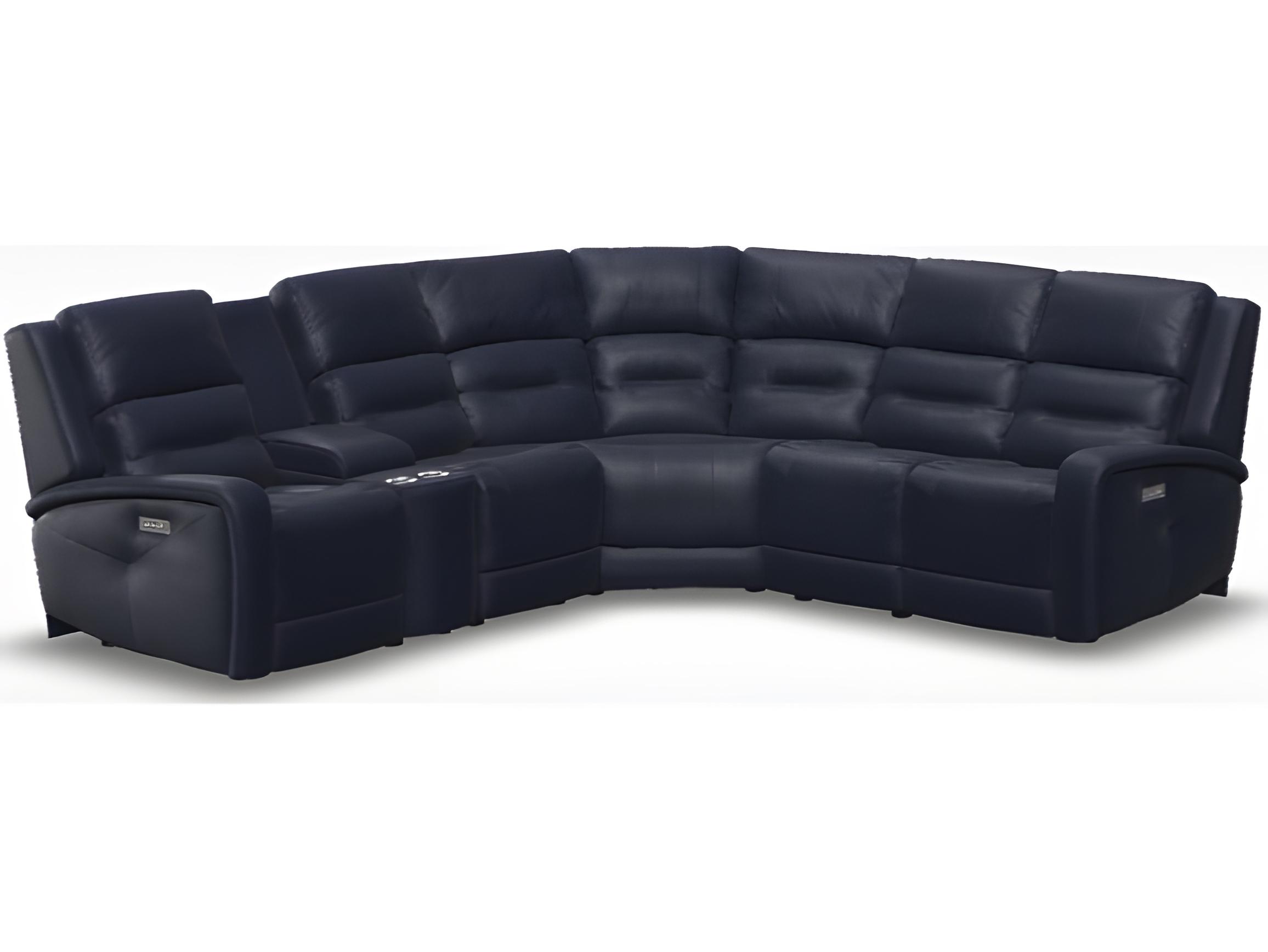 Palliser Washington Leather Upholstery Sectional Sofa