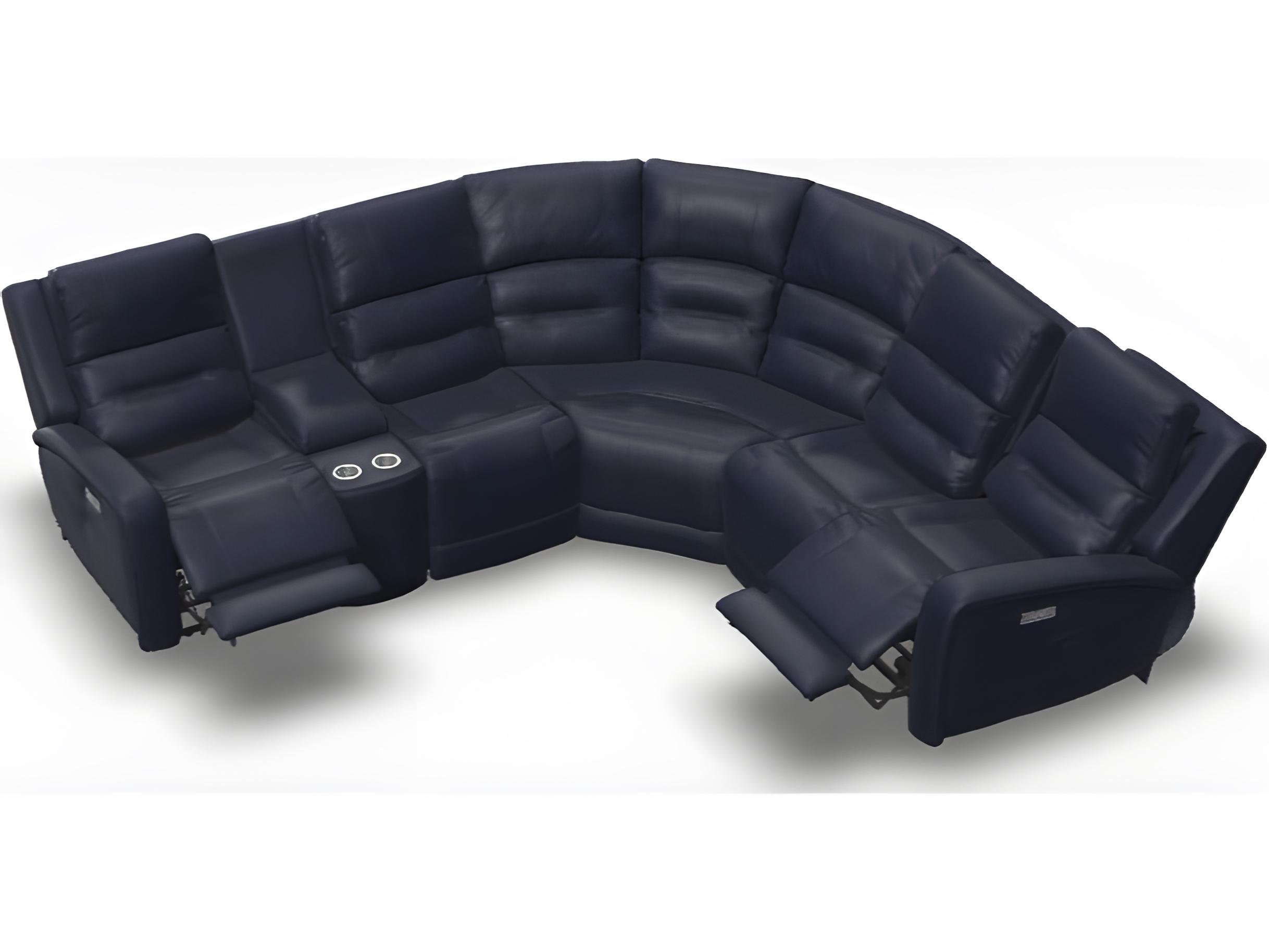 Palliser Washington Leather Upholstery Sectional Sofa