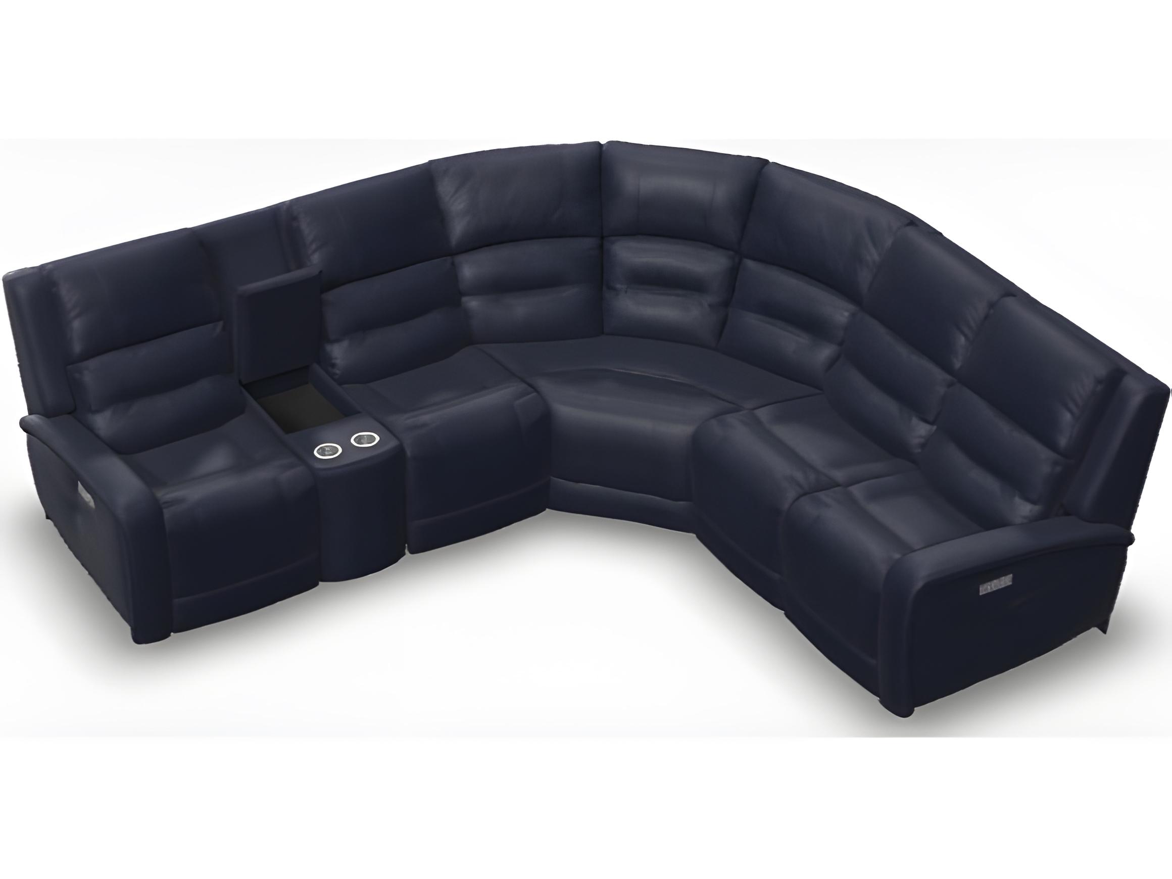 Palliser Washington Leather Upholstery Sectional Sofa