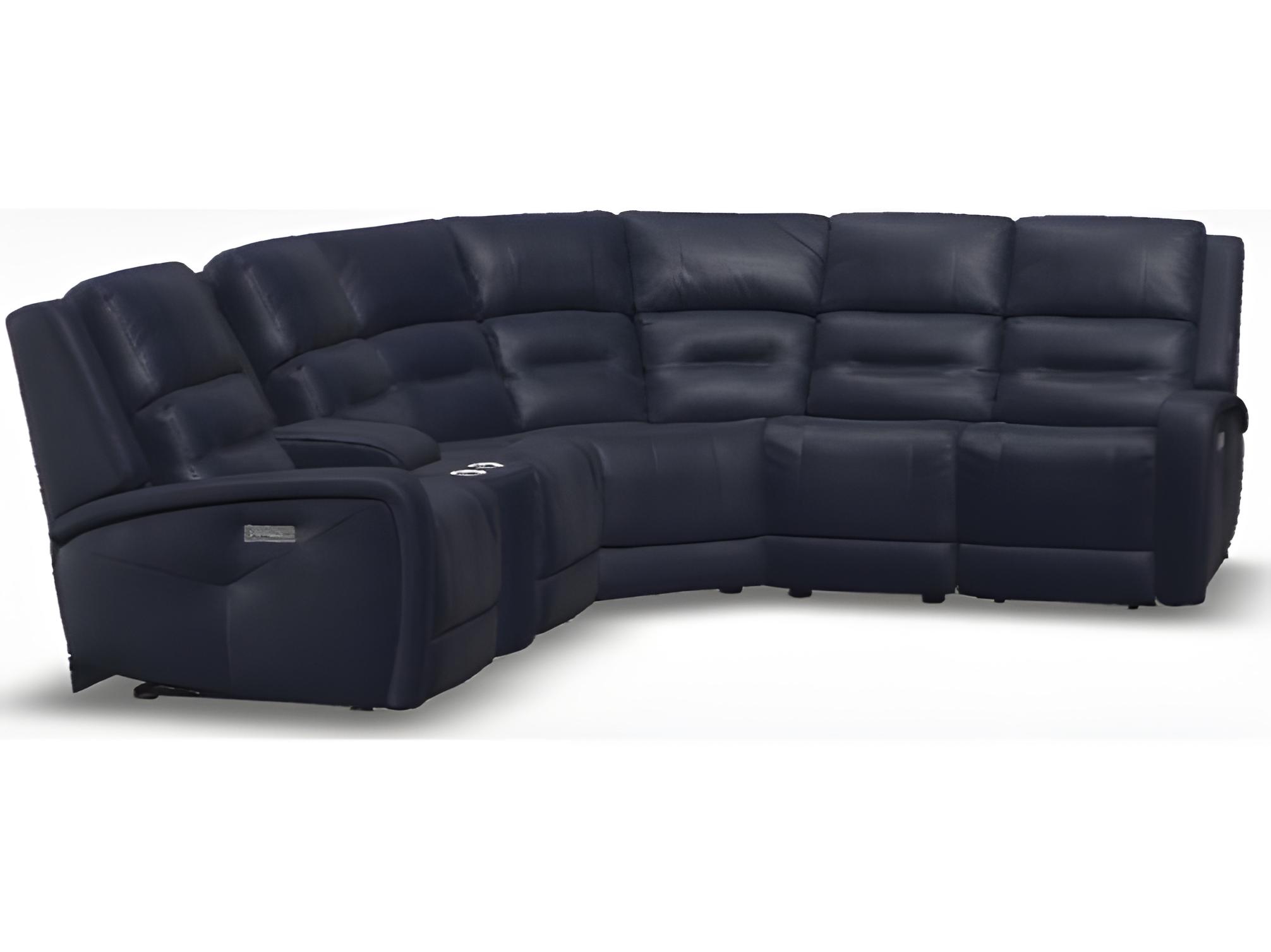 Palliser Washington Leather Upholstery Sectional Sofa