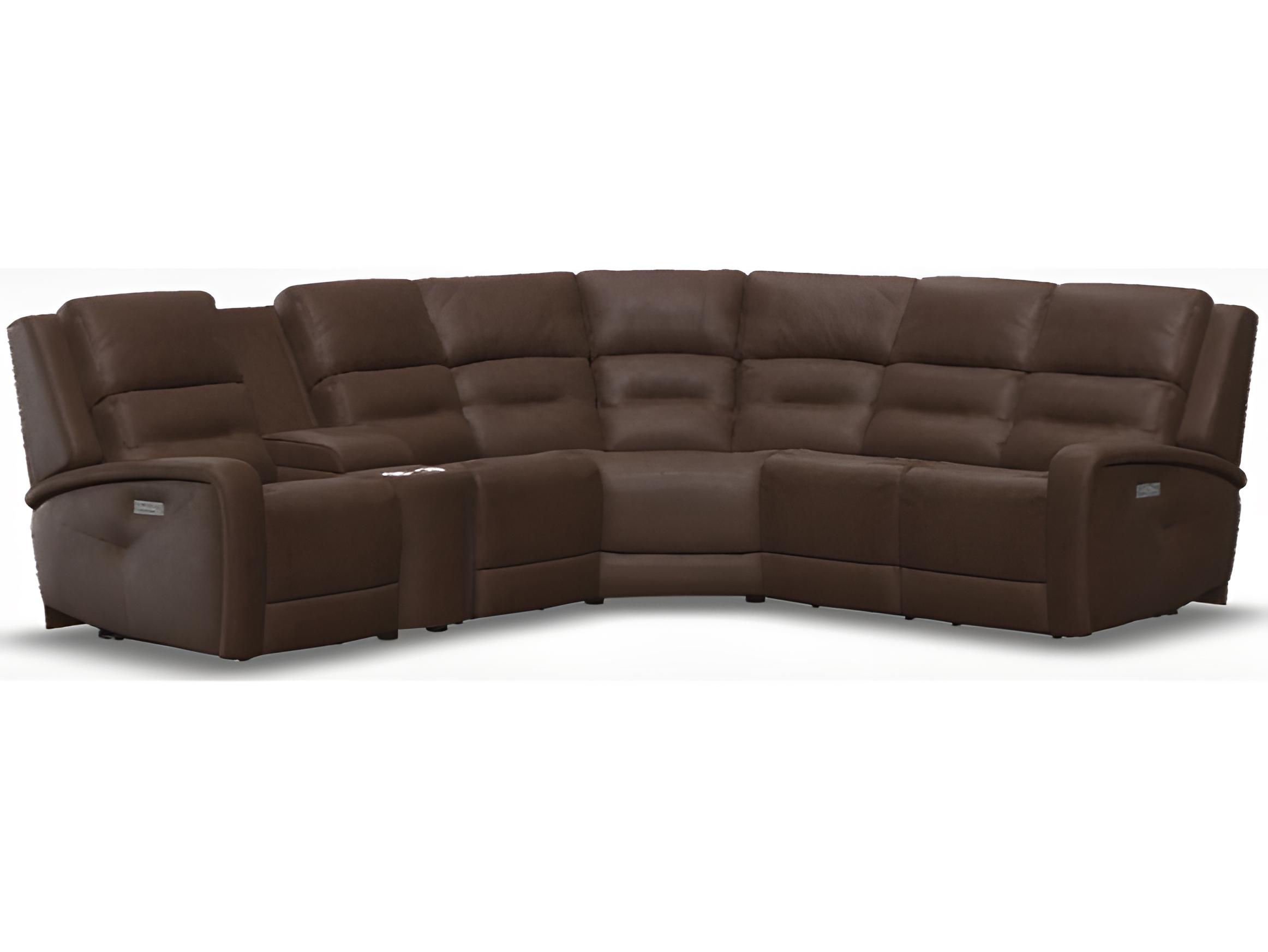 Palliser Washington Leather Upholstery Sectional Sofa
