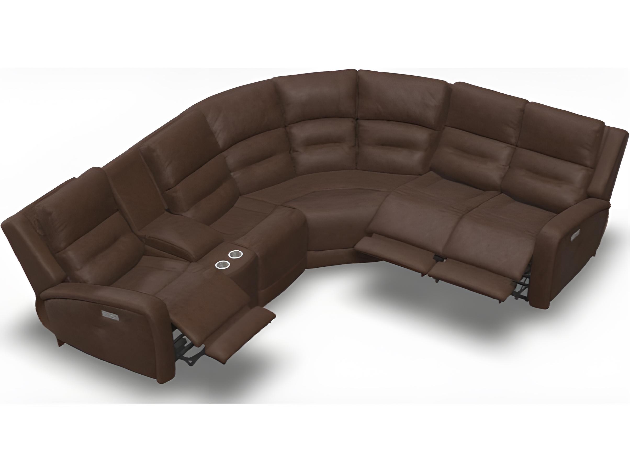 Palliser Washington Leather Upholstery Sectional Sofa