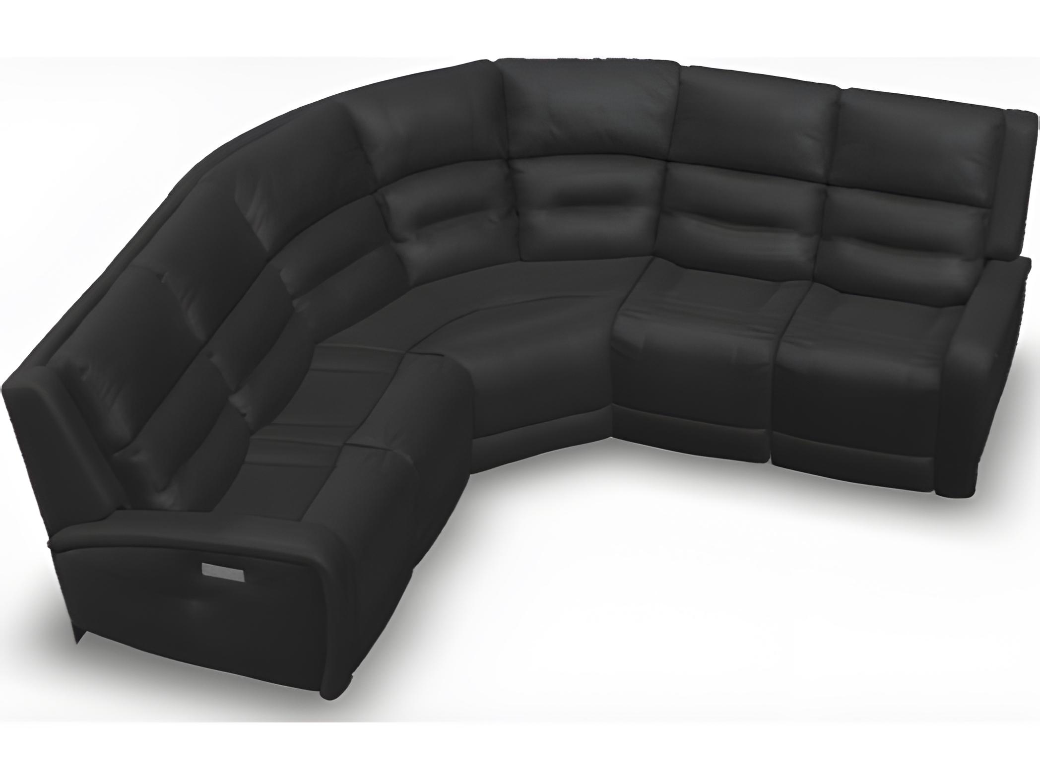 Palliser Washington Leather Upholstery Sectional Sofa