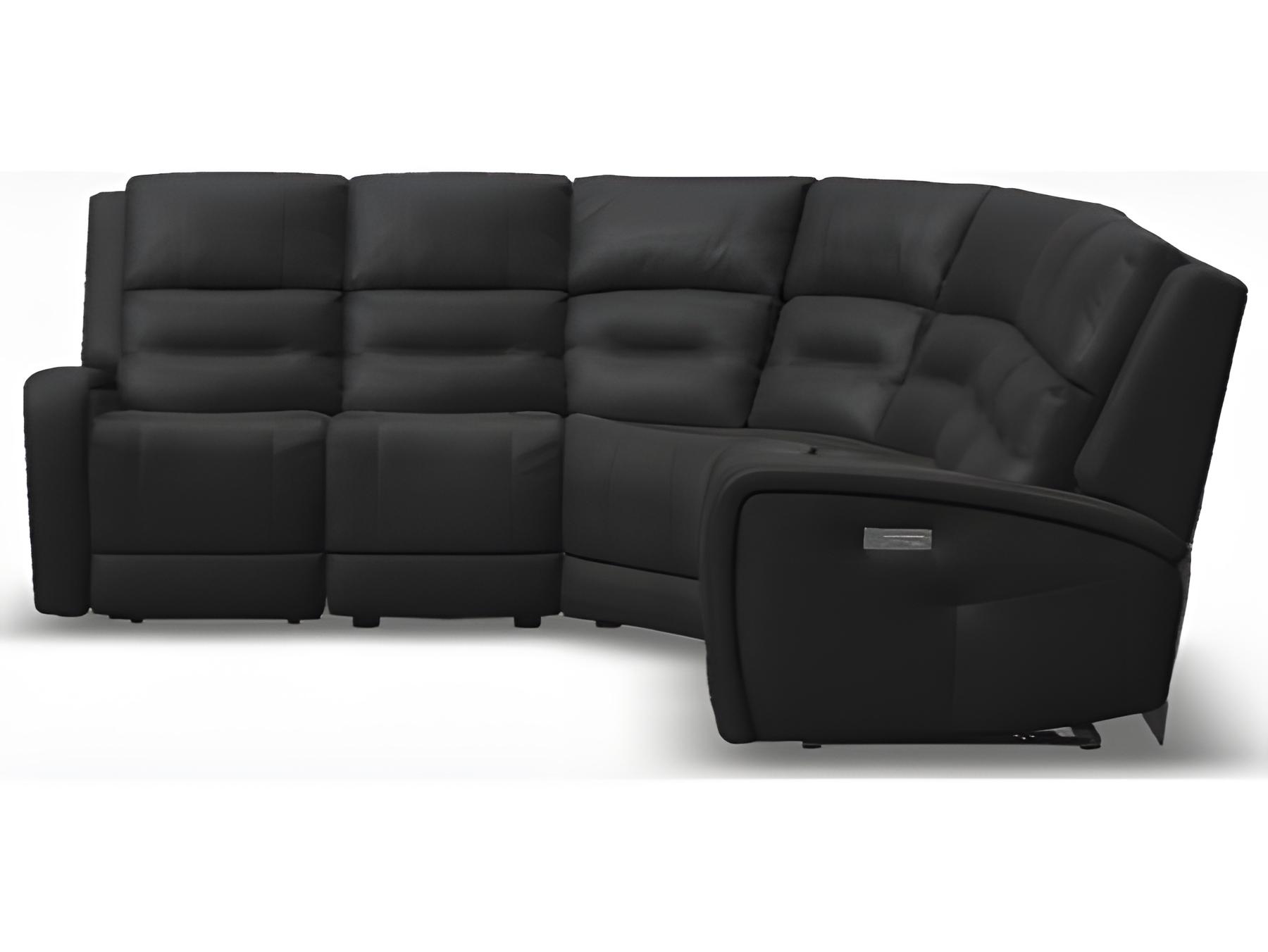 Palliser Washington Leather Upholstery Sectional Sofa