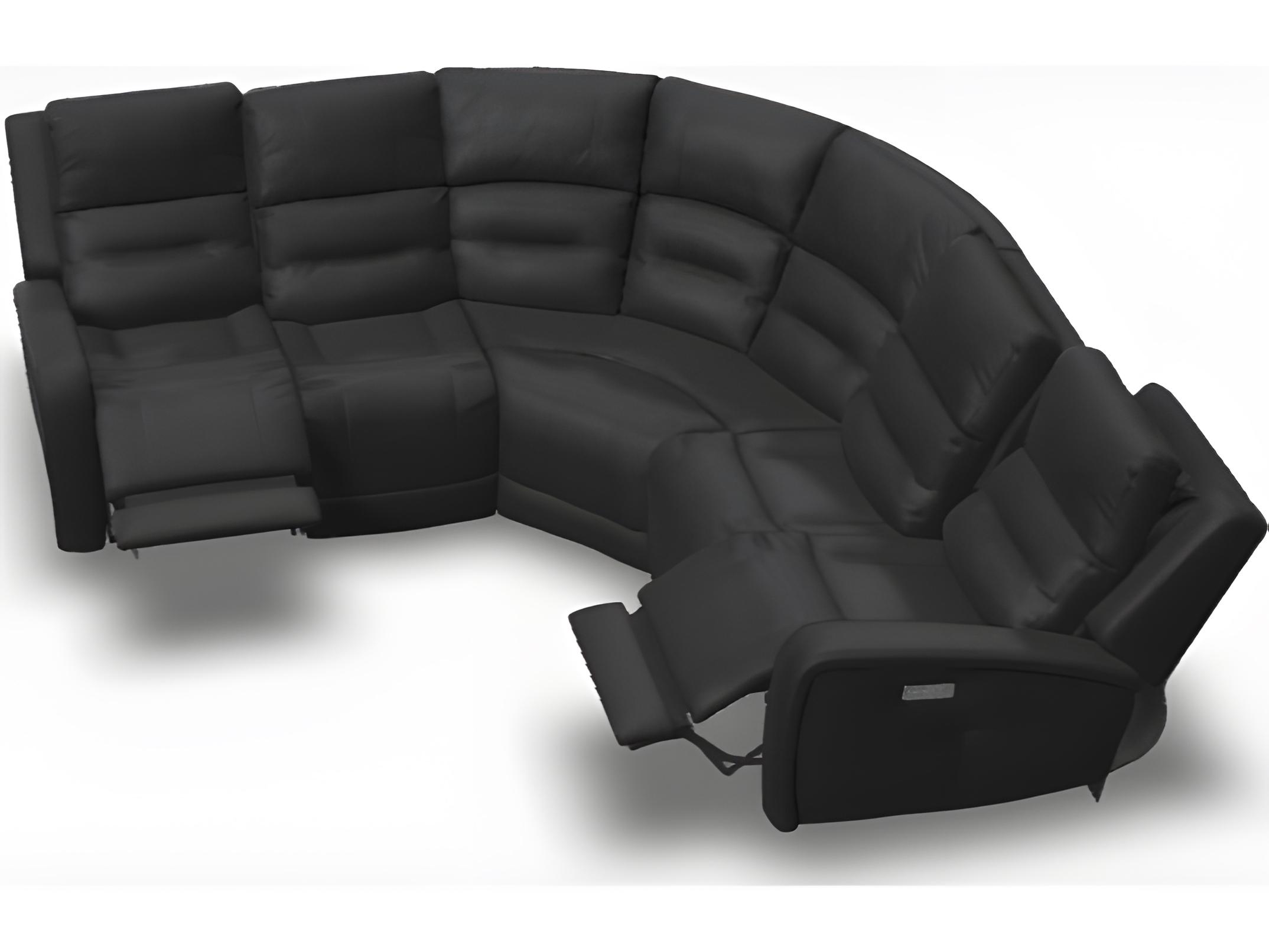 Palliser Washington Leather Upholstery Sectional Sofa