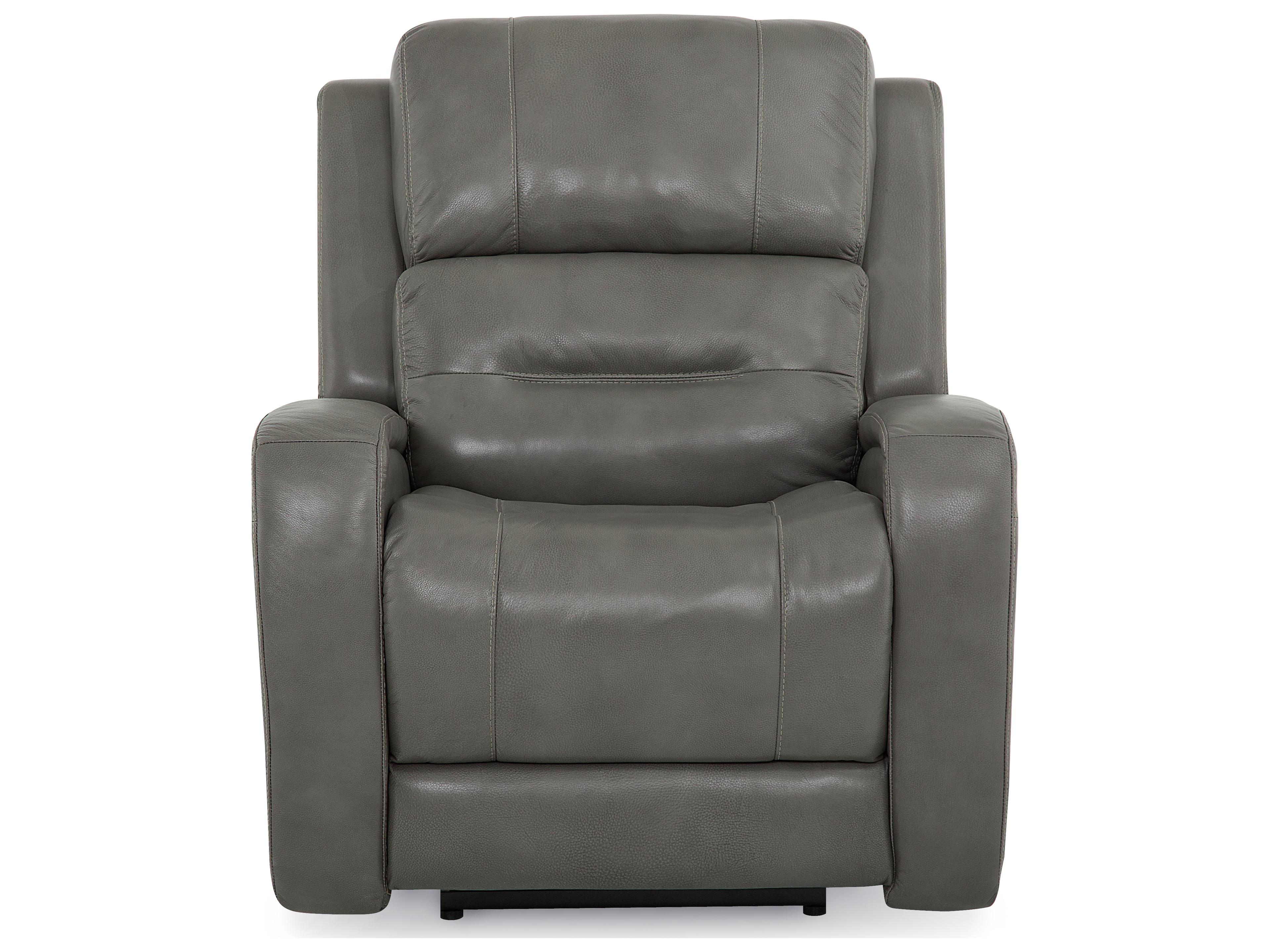 Palliser Washington Leather Upholstery Power Recliner Wall Hugger with Headrest & Lumbar
