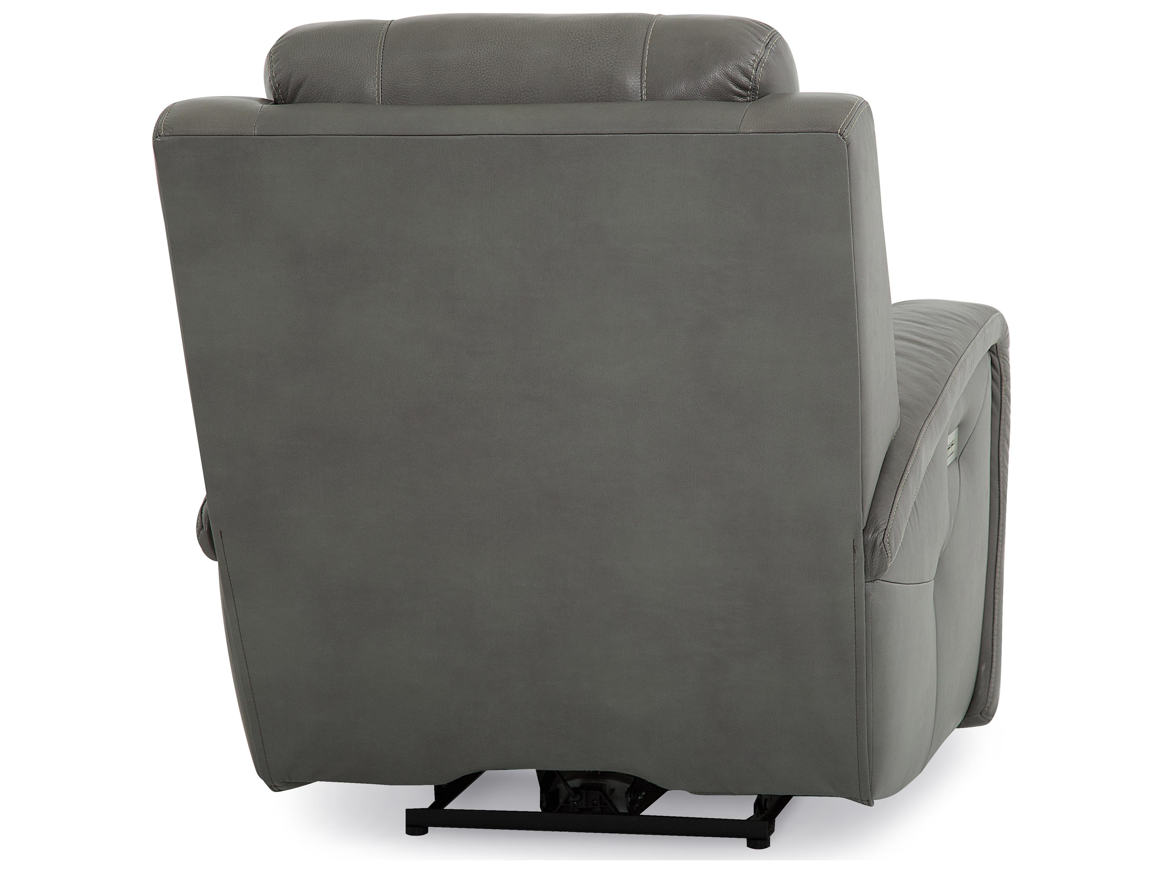 Palliser Washington Leather Upholstery Power Recliner Wall Hugger with Headrest & Lumbar