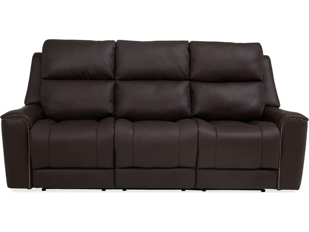 Palliser Hastings Leather Upholstery Sofa Power Recliner with Power Headrest