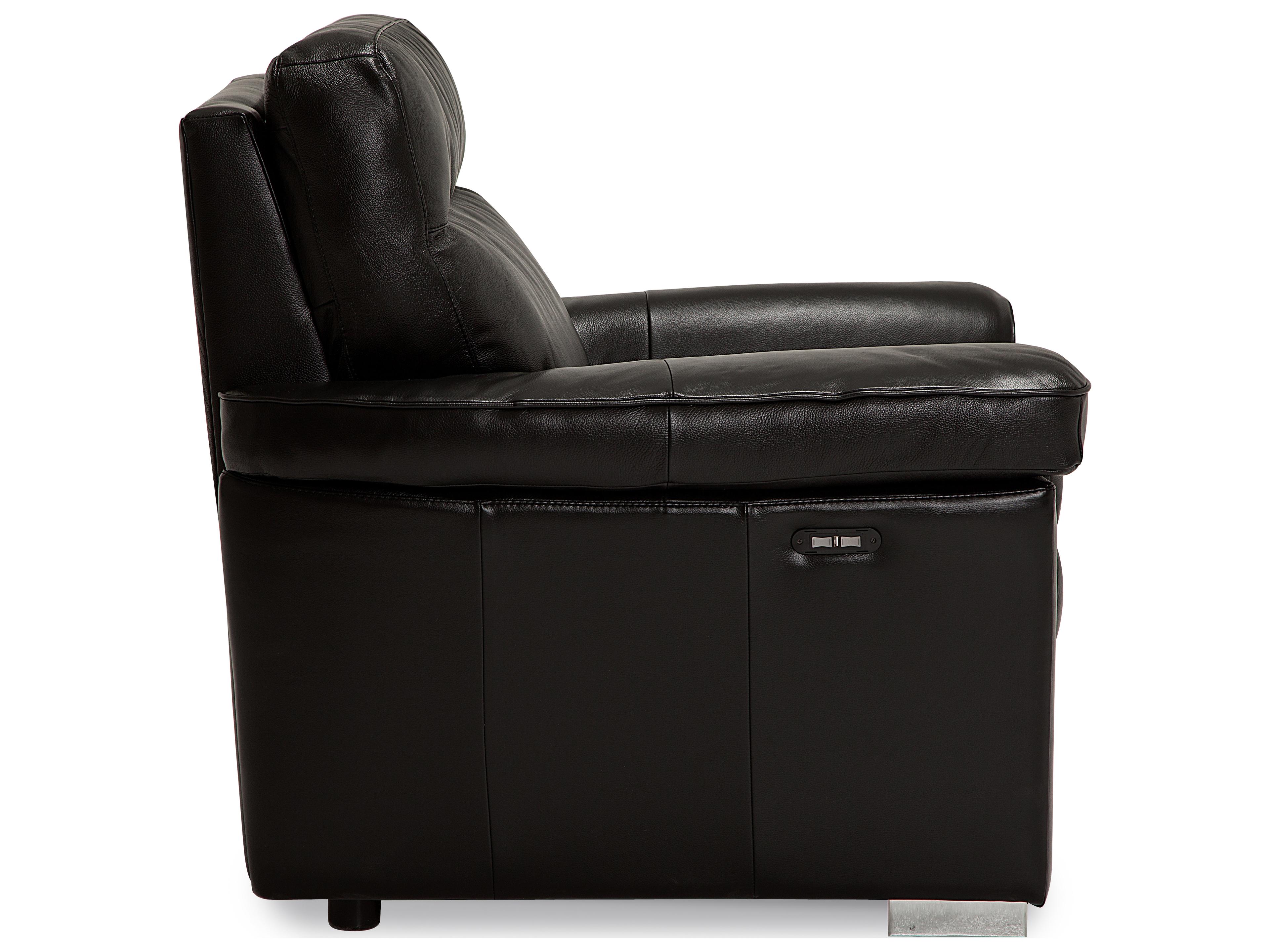 Palliser Alaska Leather Upholstery Power Recliner Wall Hugger with Power Headrest