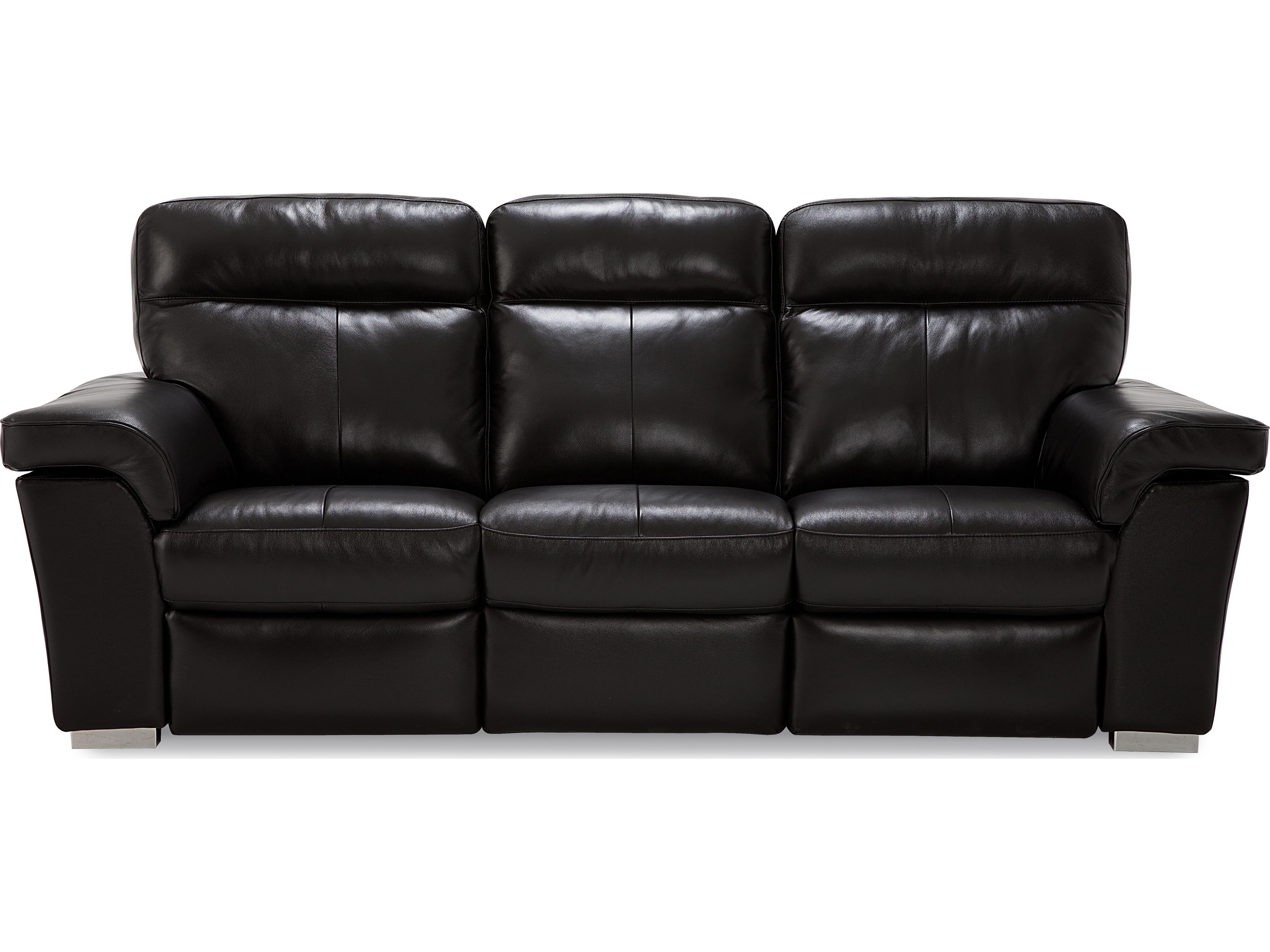 Palliser Alaska Leather Upholstery Sofa Power Recliner with Power Headrest