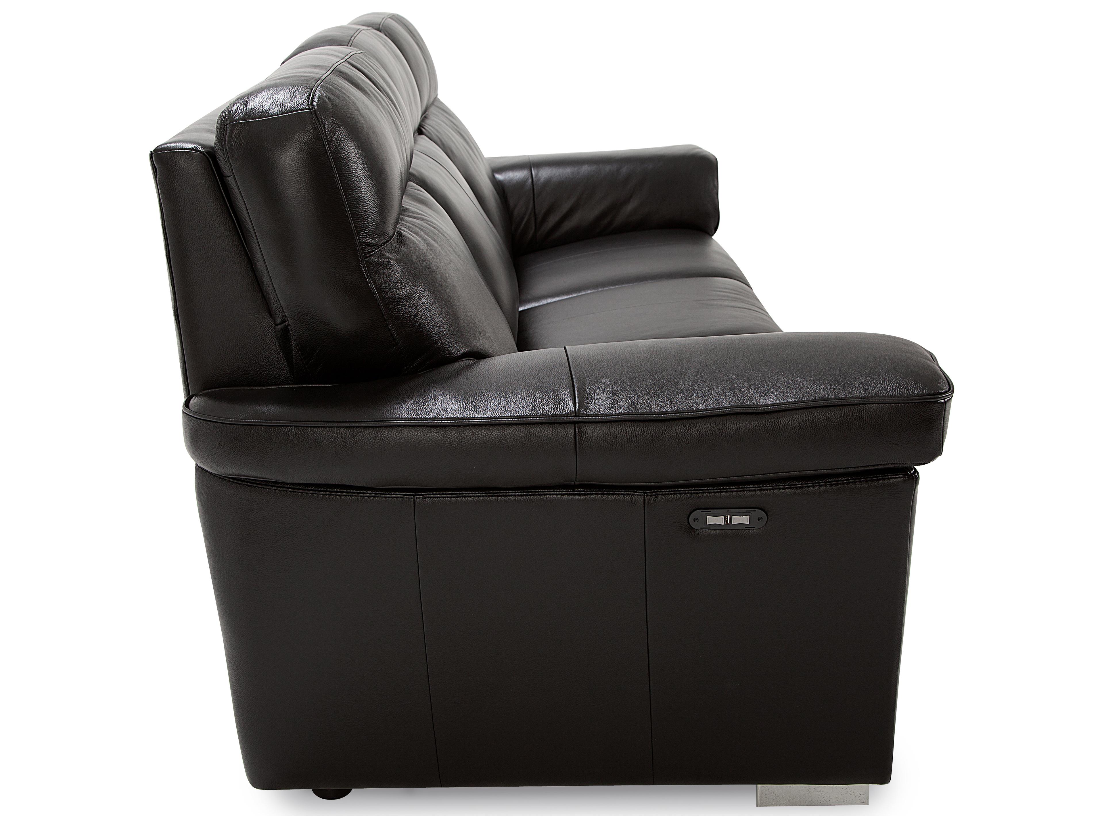 Palliser Alaska Leather Upholstery Sofa Power Recliner with Power Headrest