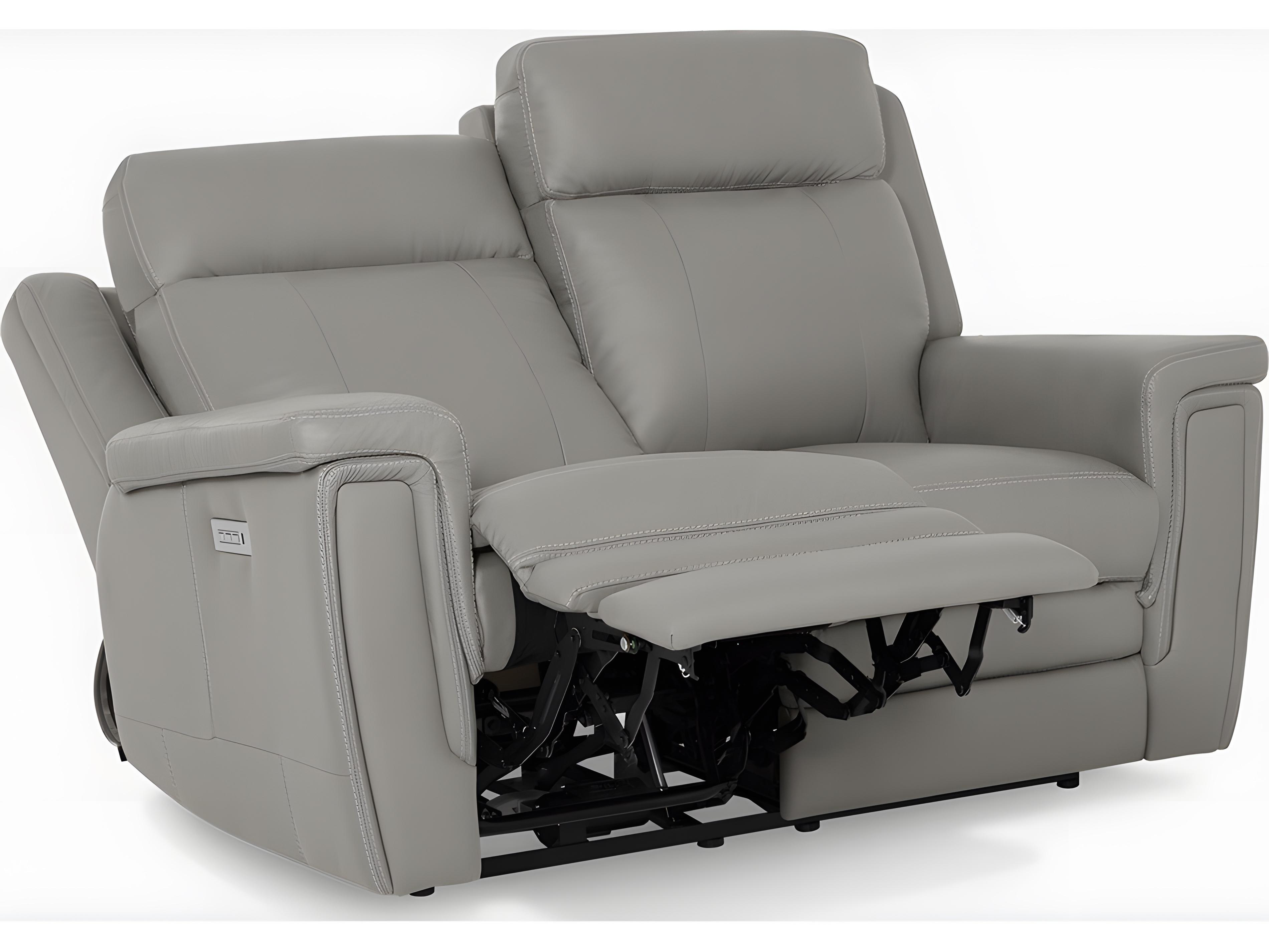 Palliser Asher Leather Upholstery Loveseat Power Recliner