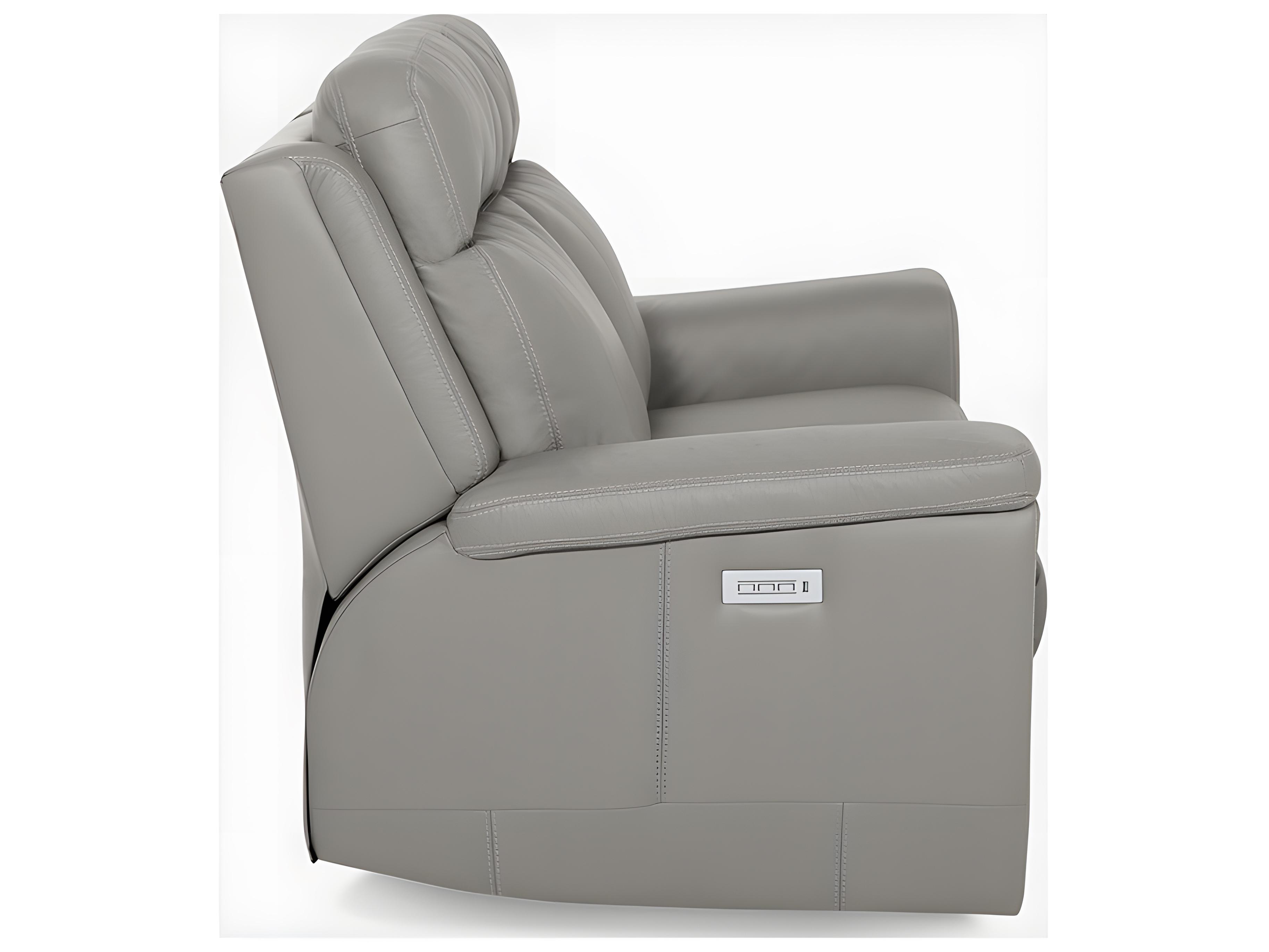 Palliser Asher Leather Upholstery Loveseat Power Recliner