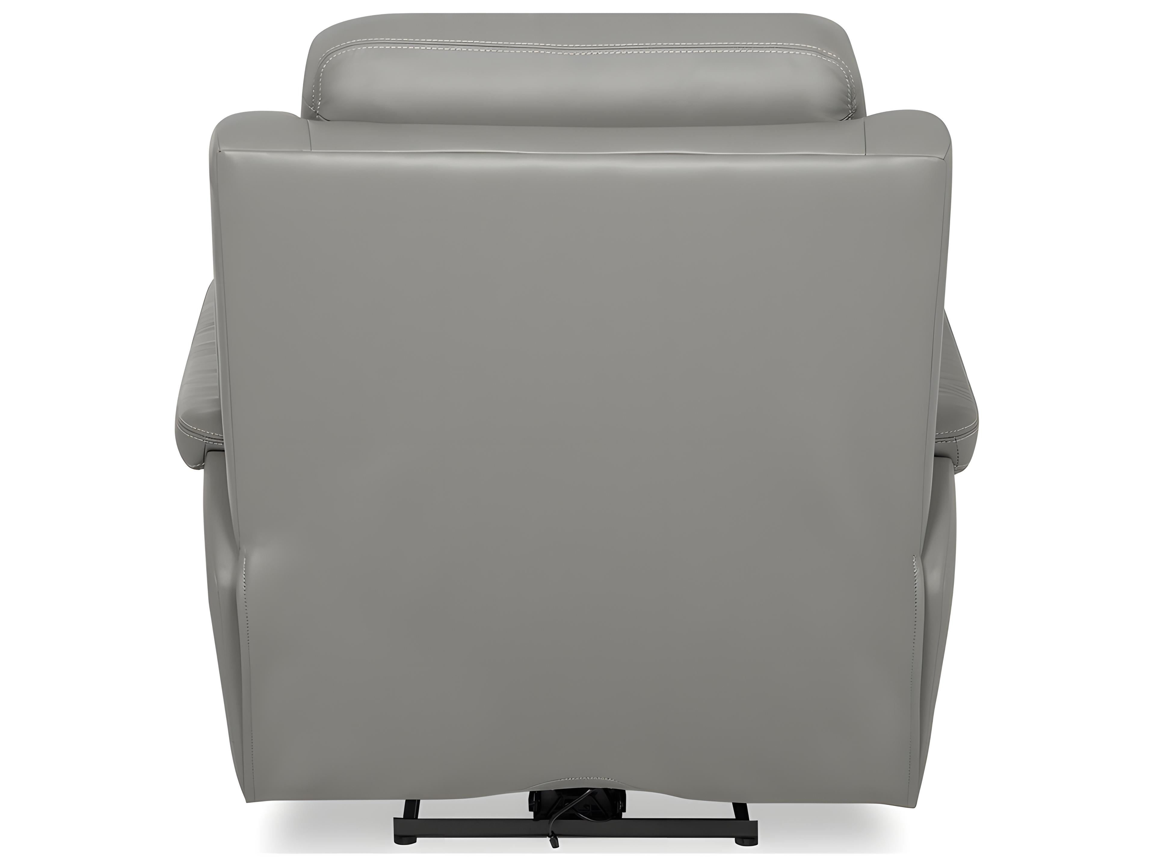 Palliser Asher Leather Upholstery Power Recliner Wall Hugger with Power Headrest