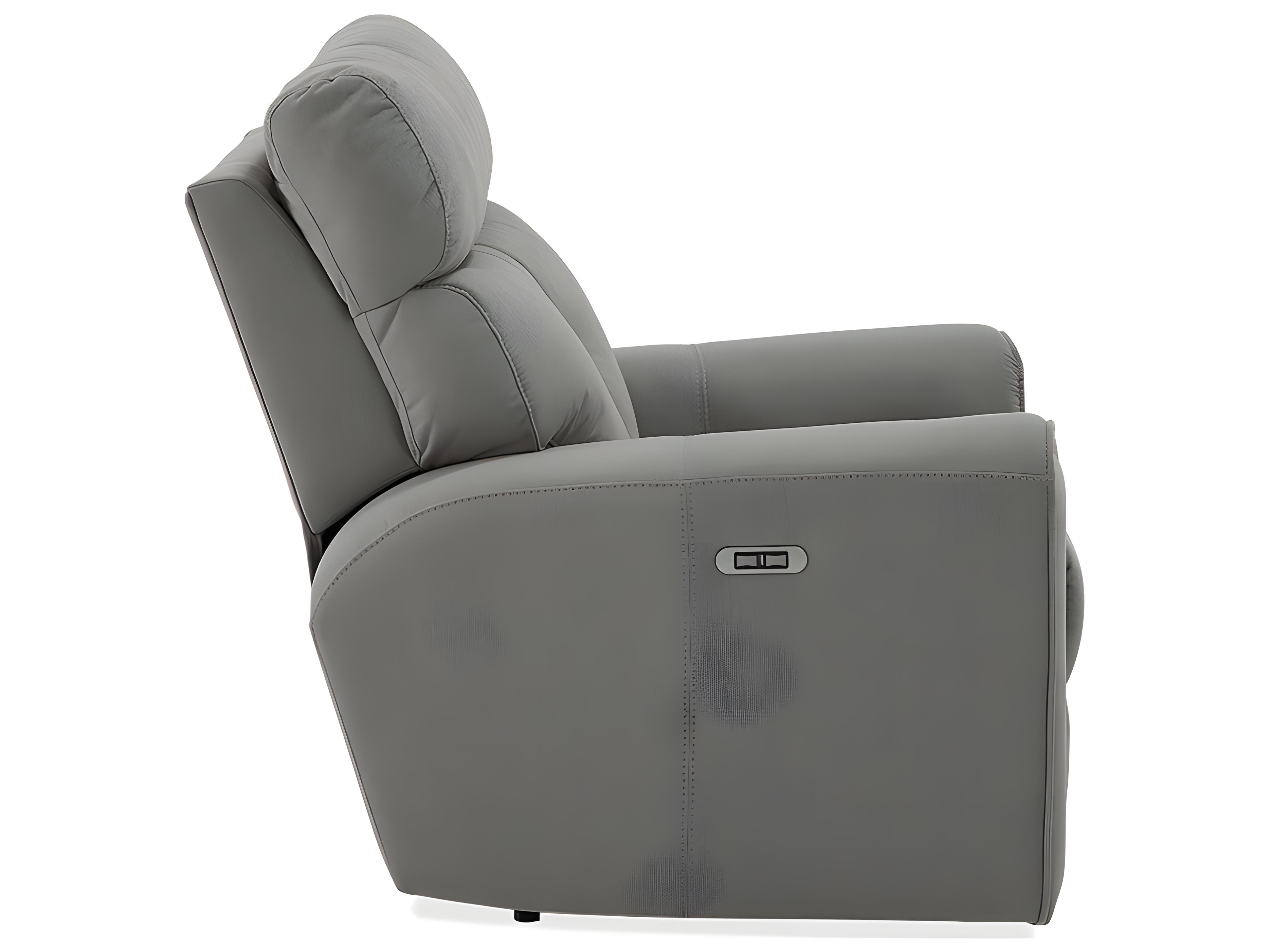 Palliser Washington Leather Upholstery Rocker Power Recliner with Power Headrest