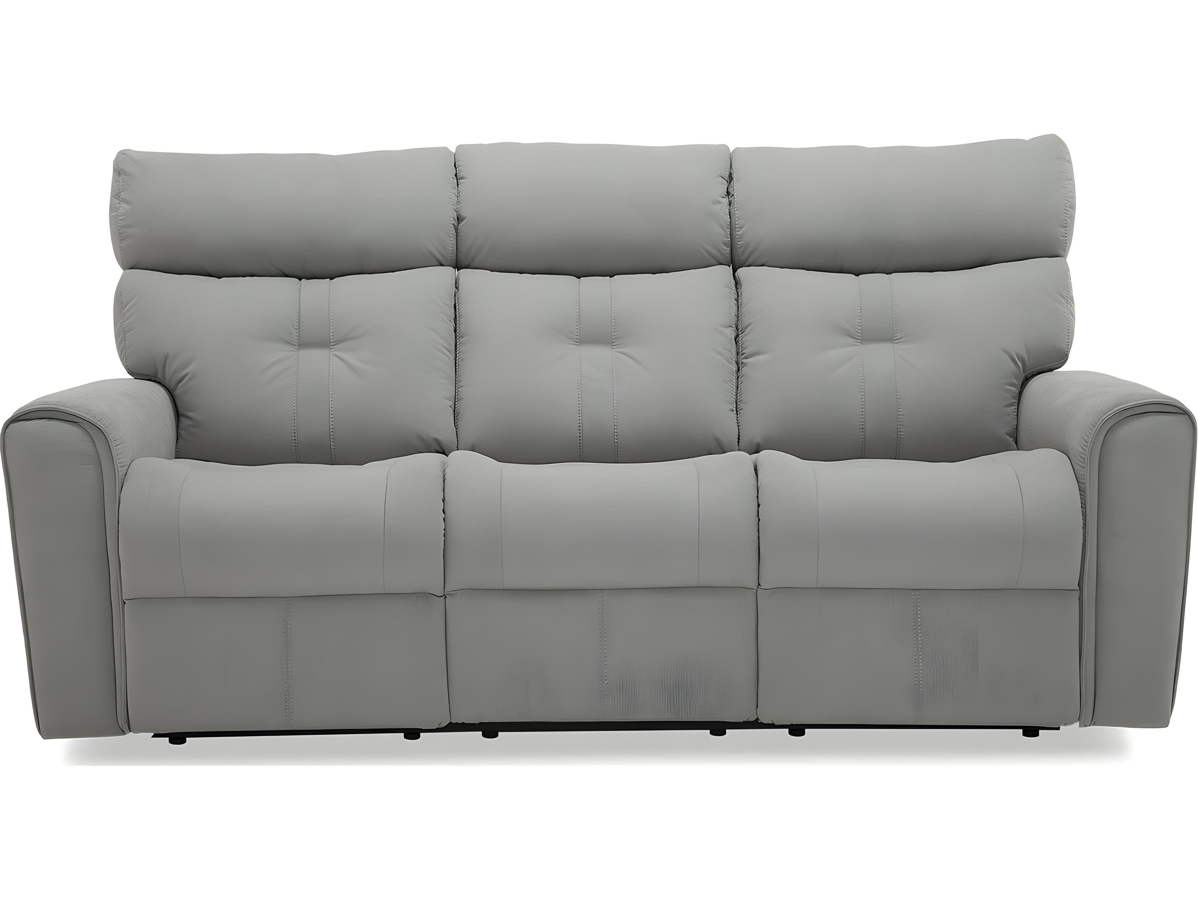 Palliser Washington Leather Upholstery Sofa Power Recliner with Power Headrest