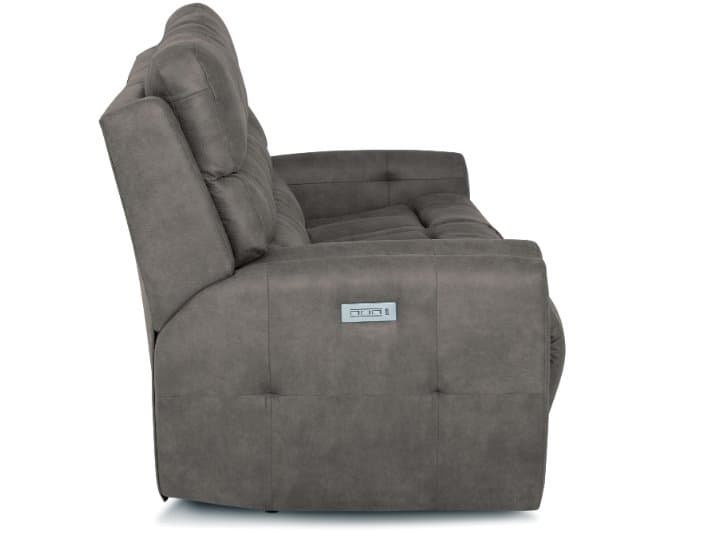 Palliser Gavin Leather Upholstery Sofa Power Recliner with Power Headrest