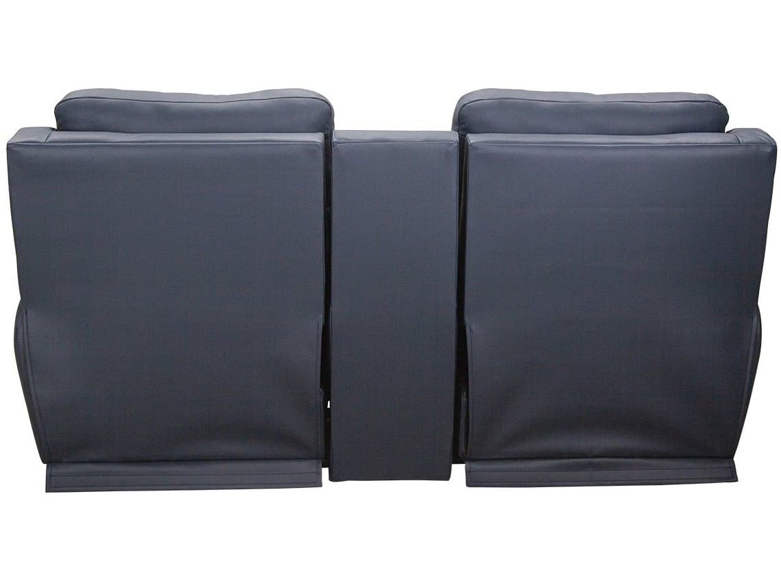 Palliser Gavin Leather Upholstery Console Loveseat Power Recliner with Headrest & Lumbar