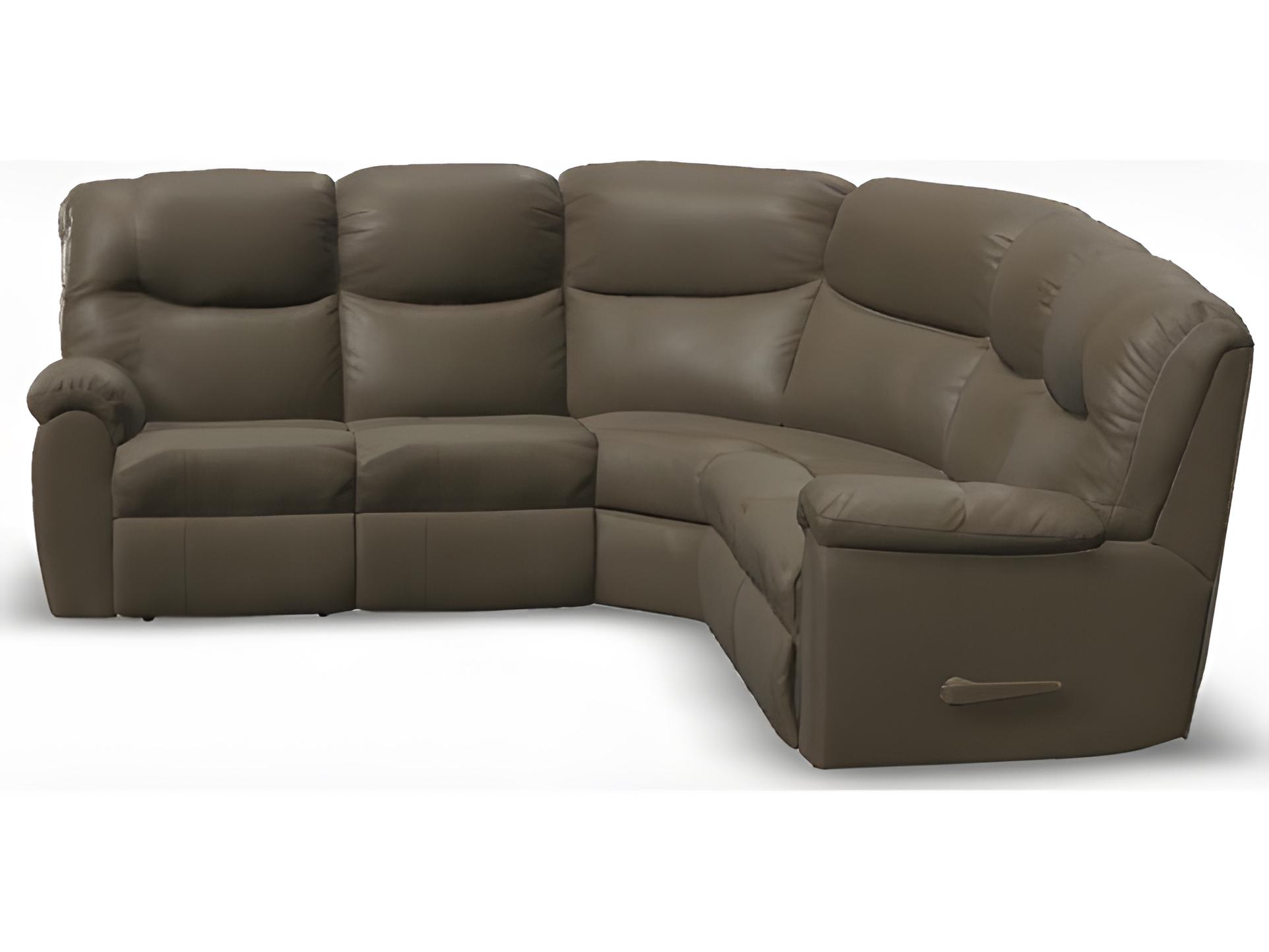Palliser Regent Leather Upholstery Sectional Sofa