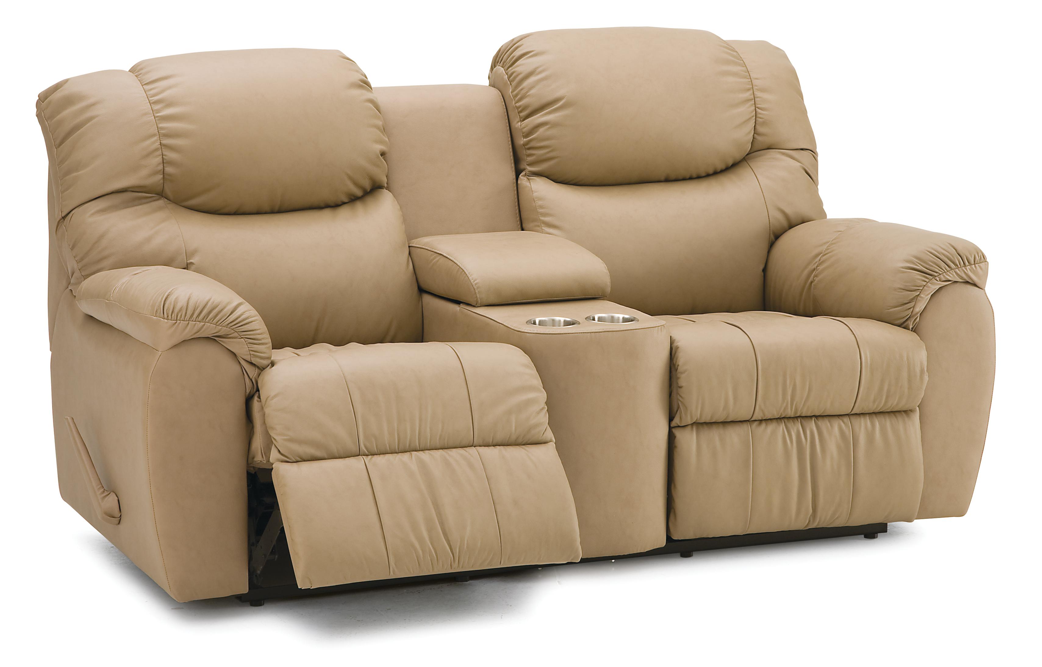Palliser Regent Leather Upholstery Loveseat