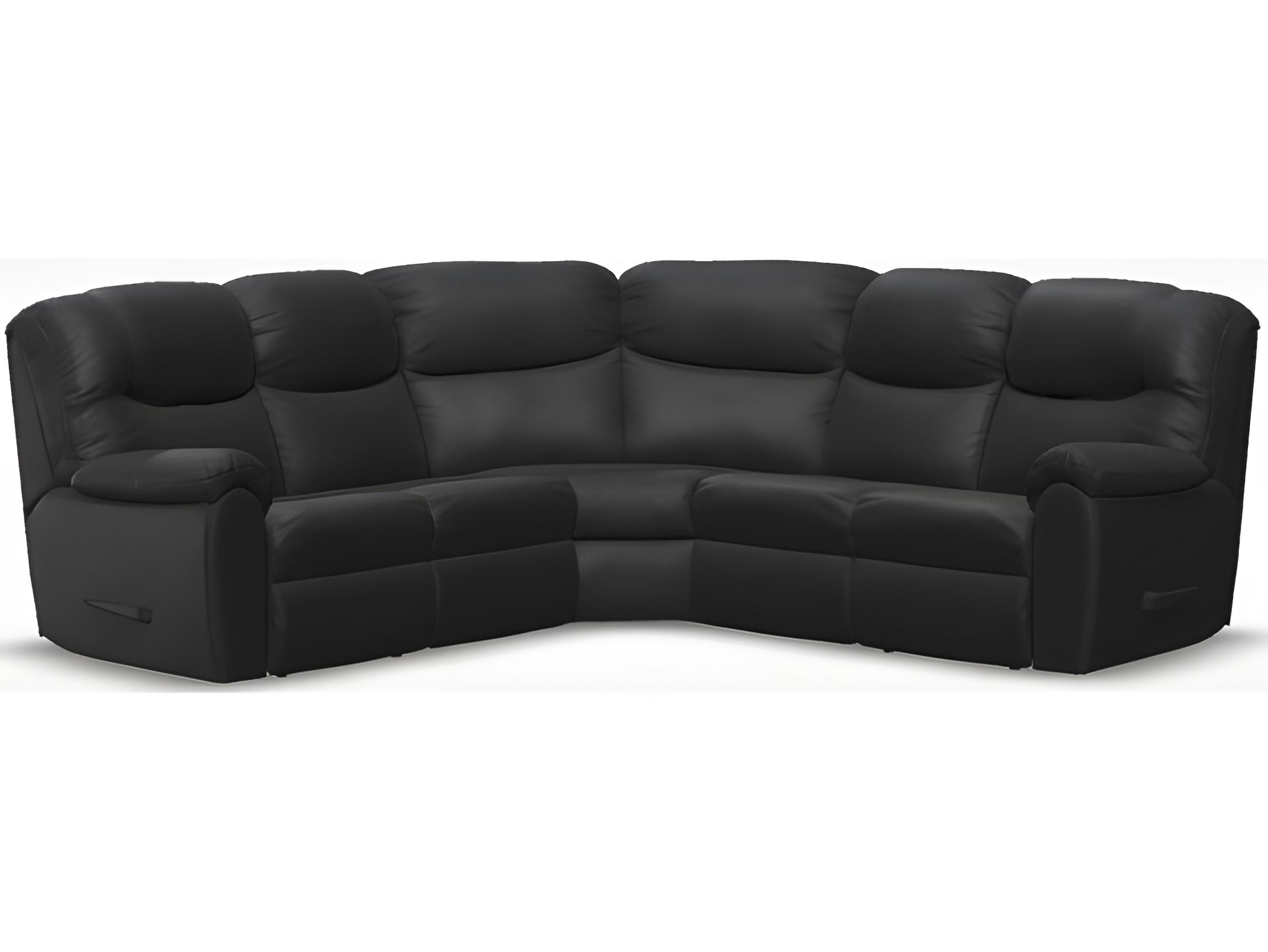 Palliser Regent Leather Upholstery Sectional Sofa